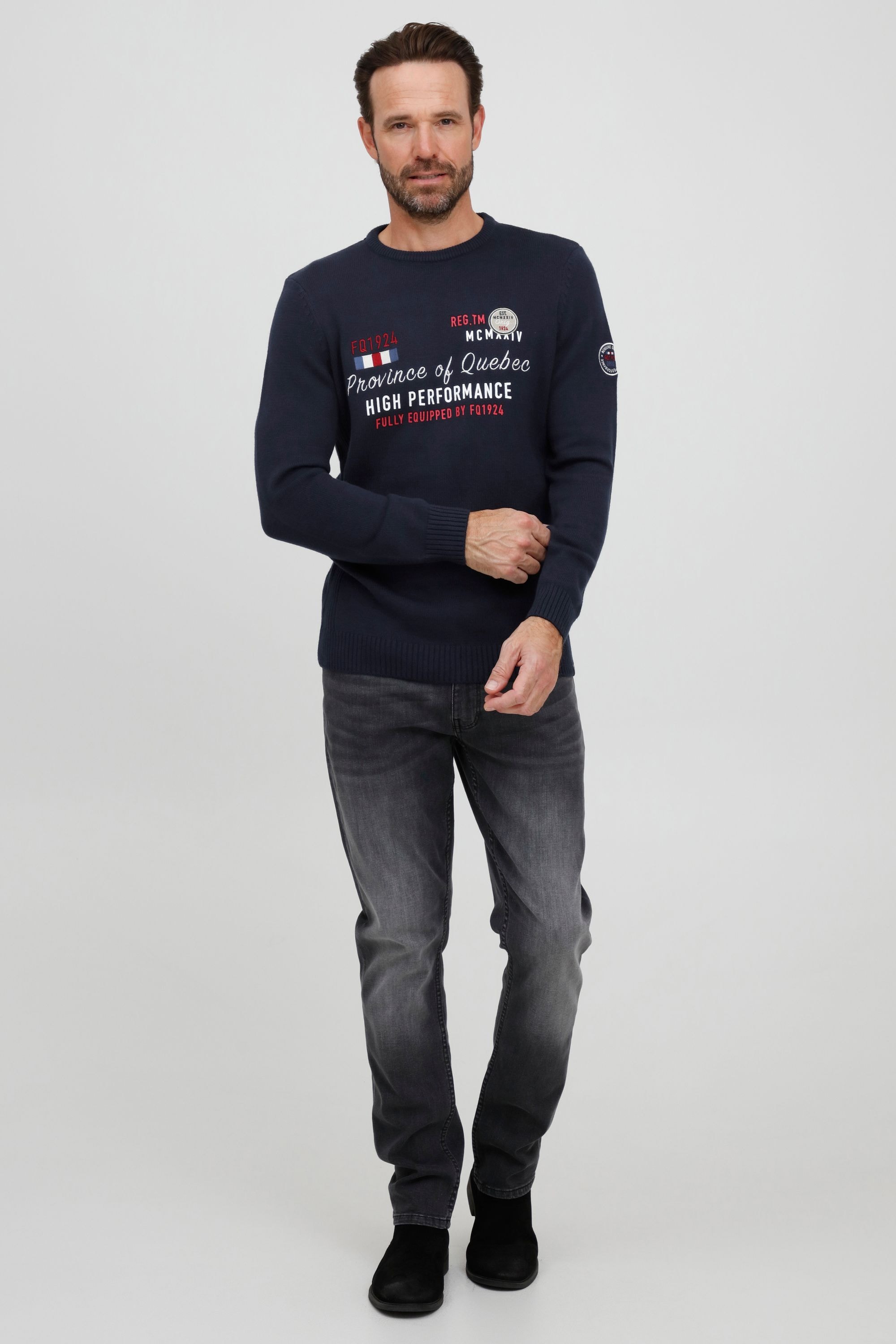 FQ1924 Strickfleece-Pullover »Strickpullover FQErlo«
