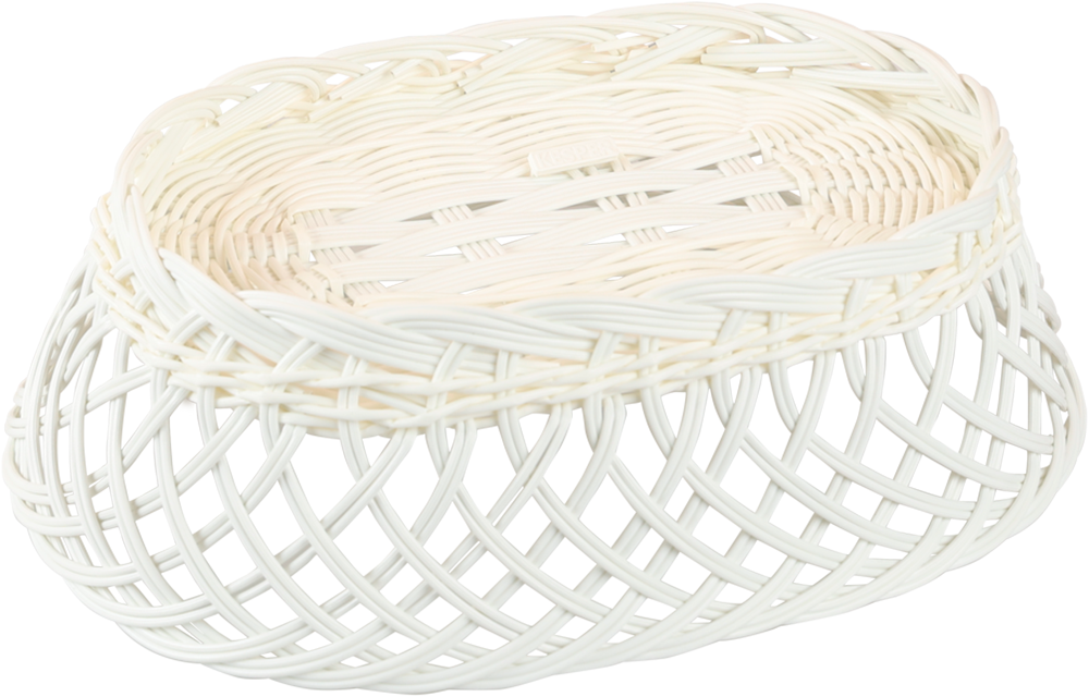 KESPER® Brotkorb »Brot- & Obstkorb, oval, 5er Set«, (Set, 5 tlg.), Breite ca. 31 cm