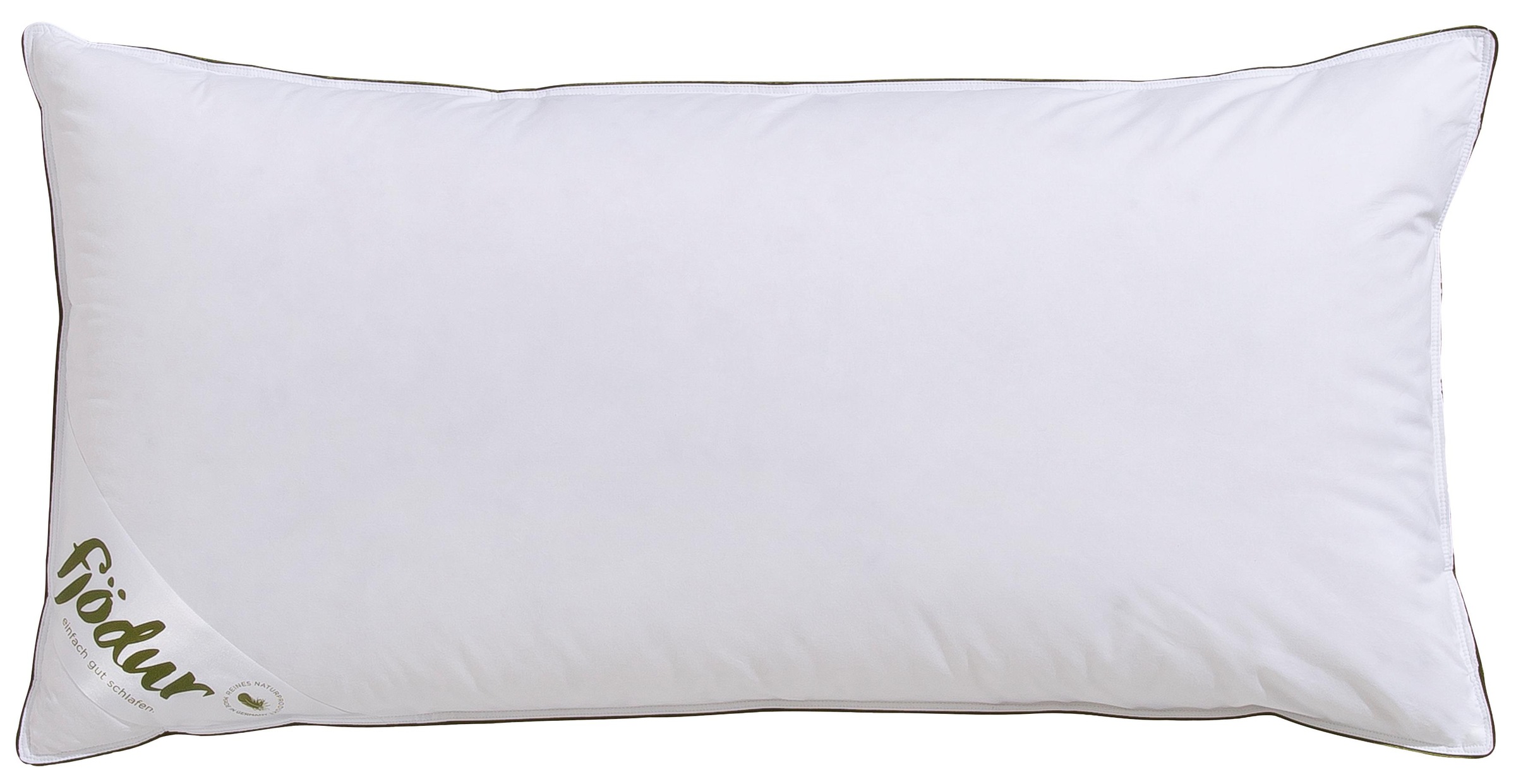 fjödur 3-Kammer-Kopfkissen "Franzisk" Füllung: Gänsefedern- & Daunen 1 Stk. tlg. 3-Kammer-Kopfkissen, Kissen in 40x80 oder 80x80 cm erhältlich