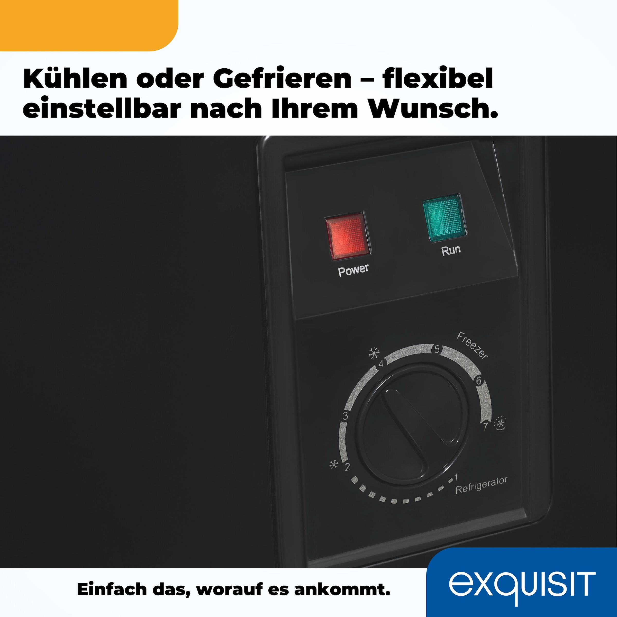 exquisit Gefriertruhe »GT100-050E schwarz«, 83,5 cm hoch, 54,5 cm breit