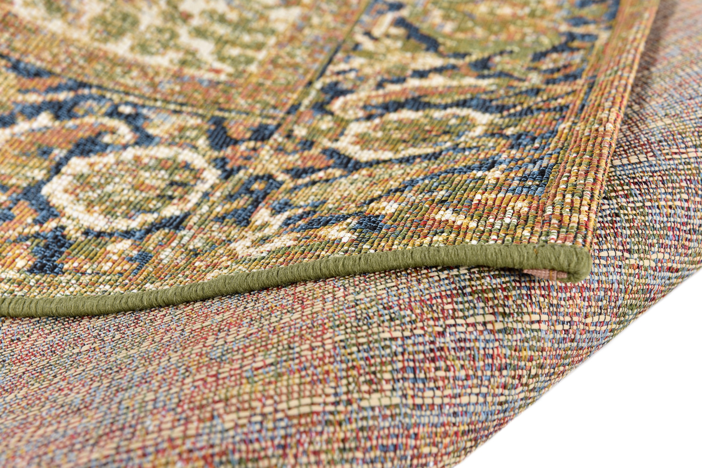TOM TAILOR HOME Teppich »Funky Outdoor Orient One«, rechteckig, 5 mm Höhe, Flachgewebe, Orient-Optik, In- und Outdoor geeignet, Wohnzimmer
