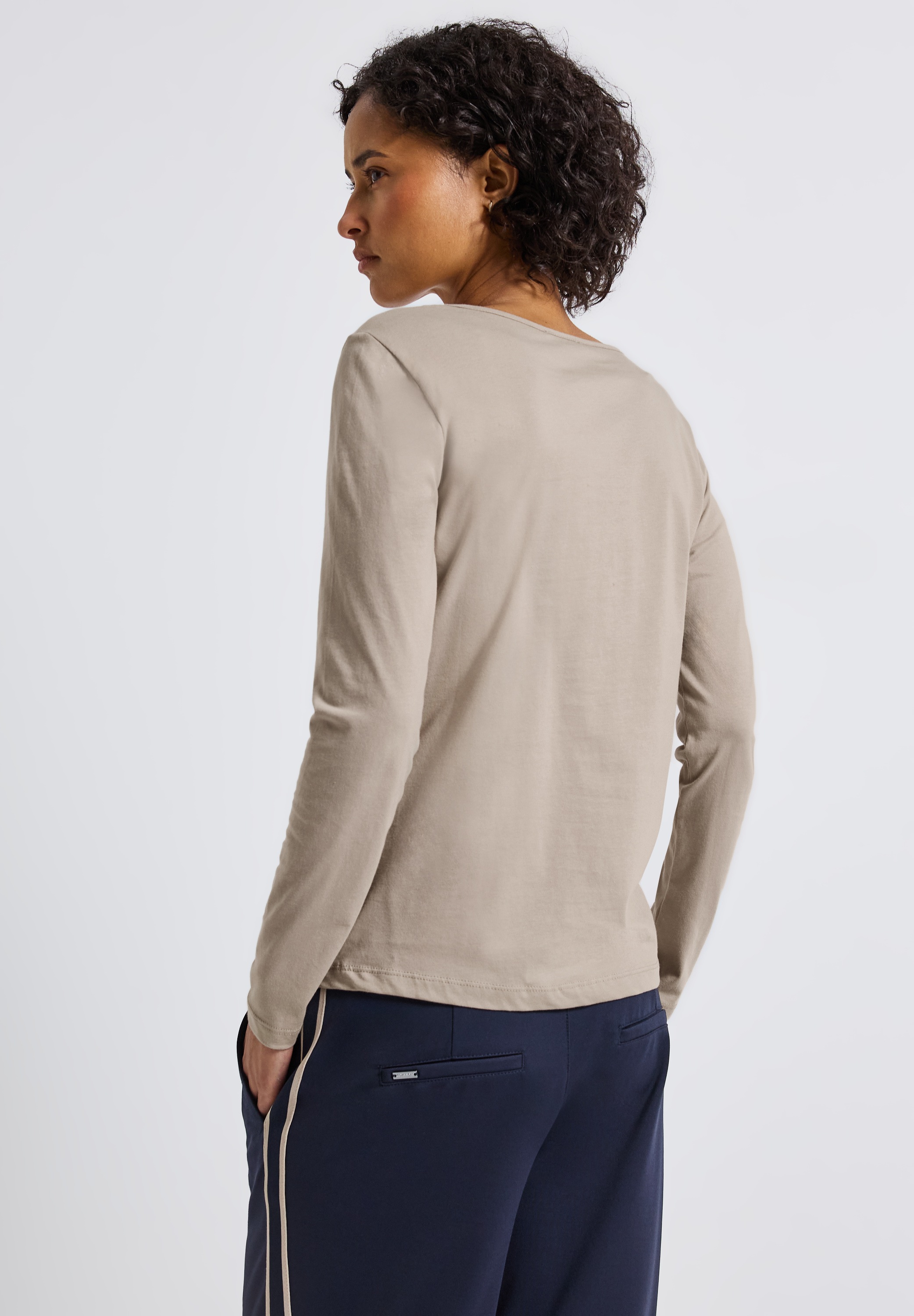 STREET ONE Langarmshirt, Basic