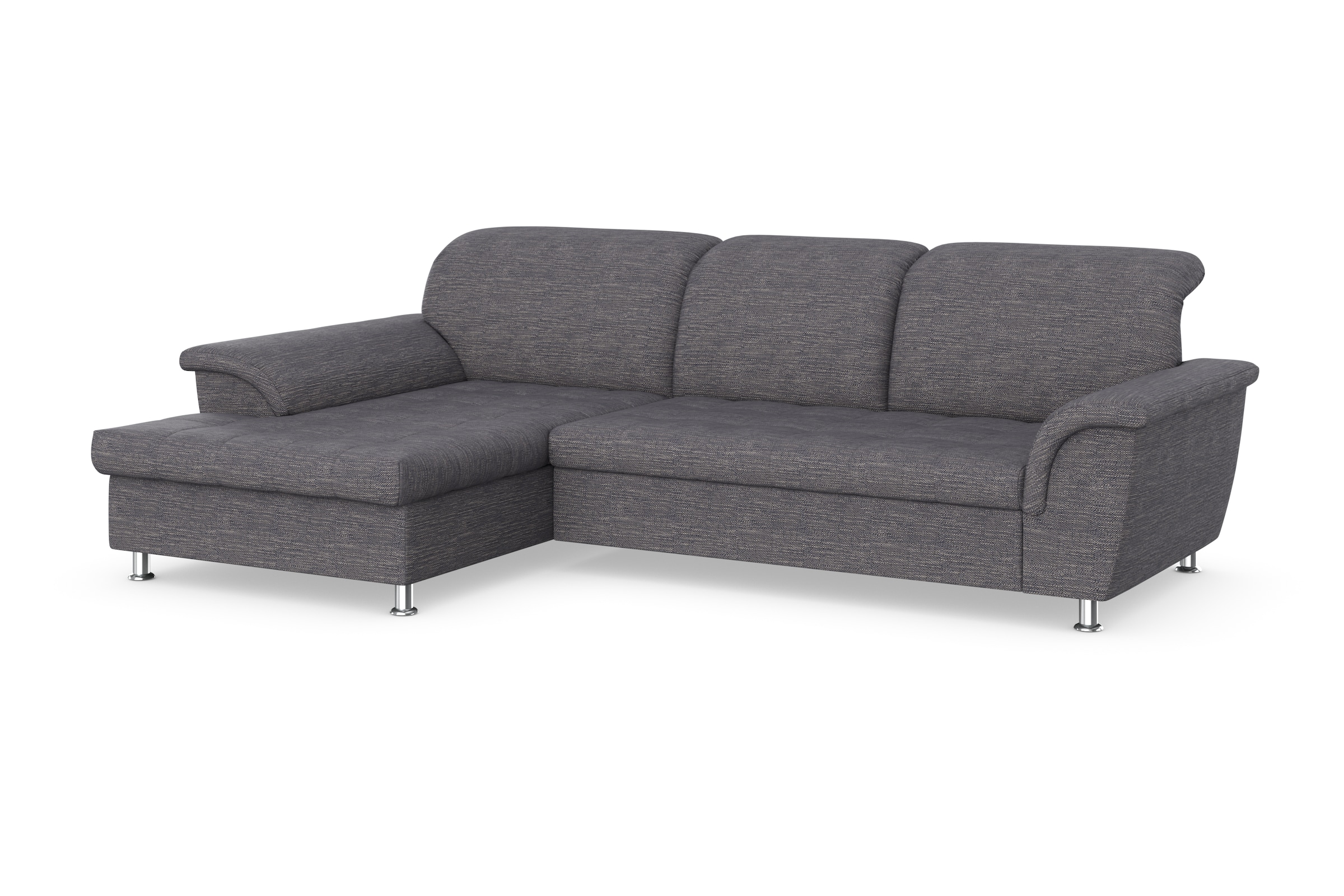 DOMO collection Ecksofa Franzi, wahlweise mit Bettfunktion, Bettkasten und Kopfteilverstellung