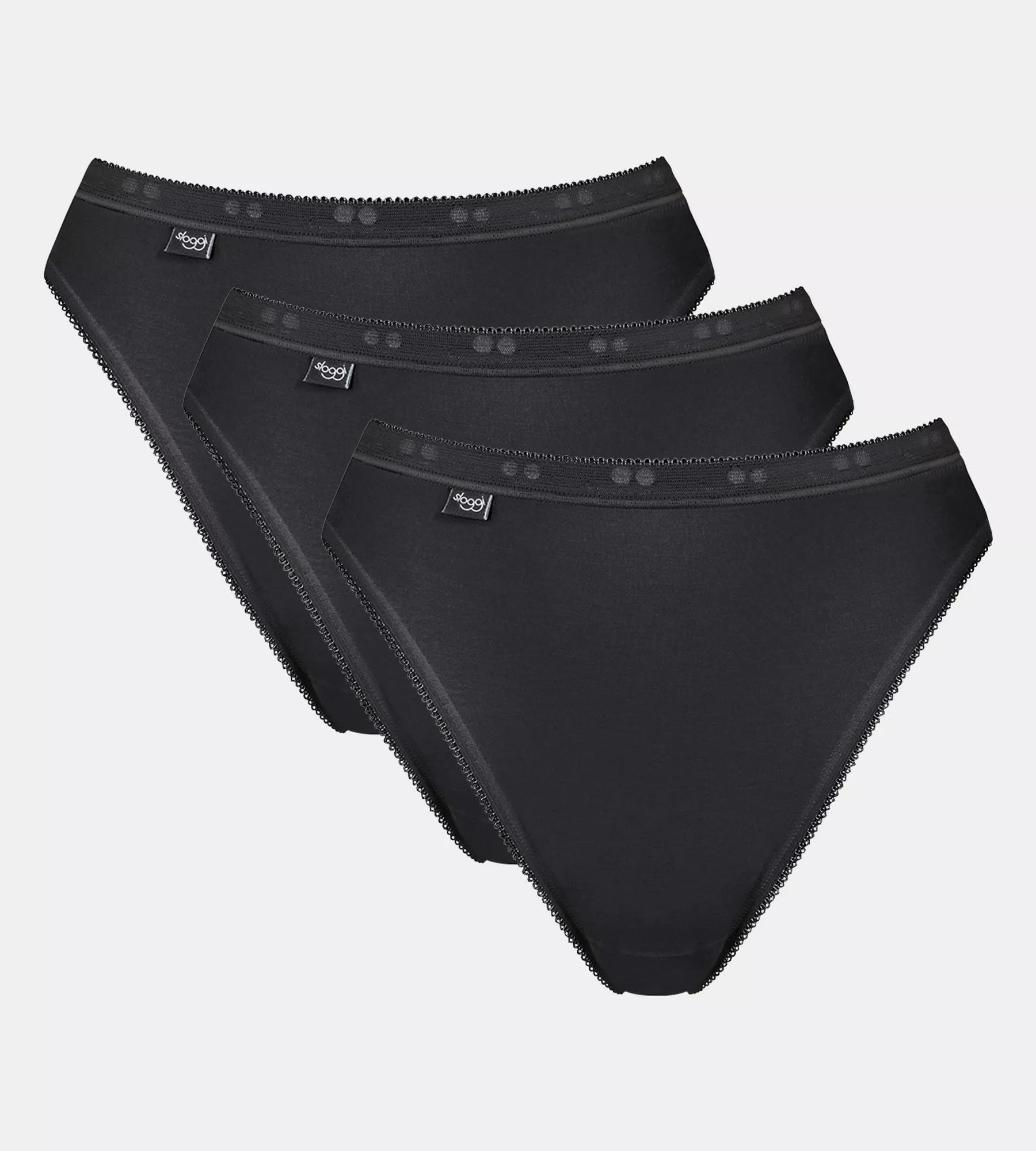 sloggi Tai-Slip »Basic+« 3er Pack,  elastischer Bund, weiche Nähte, Baumwollmischung, atmungsaktiv