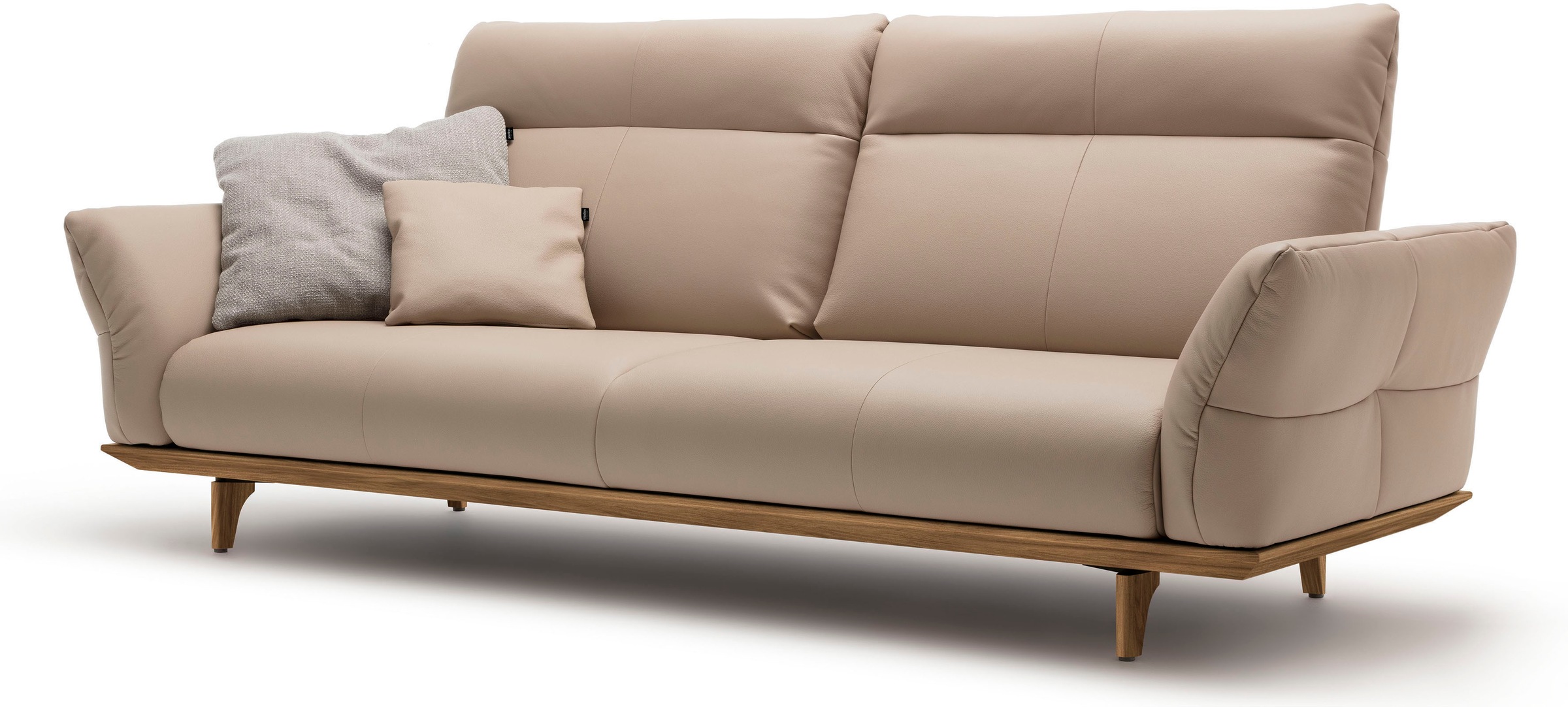 Creation BY ROLF BENZ 3,5-Sitzer »CR.460«, Sockel und Füße in Nussbaum, Breite 228 cm