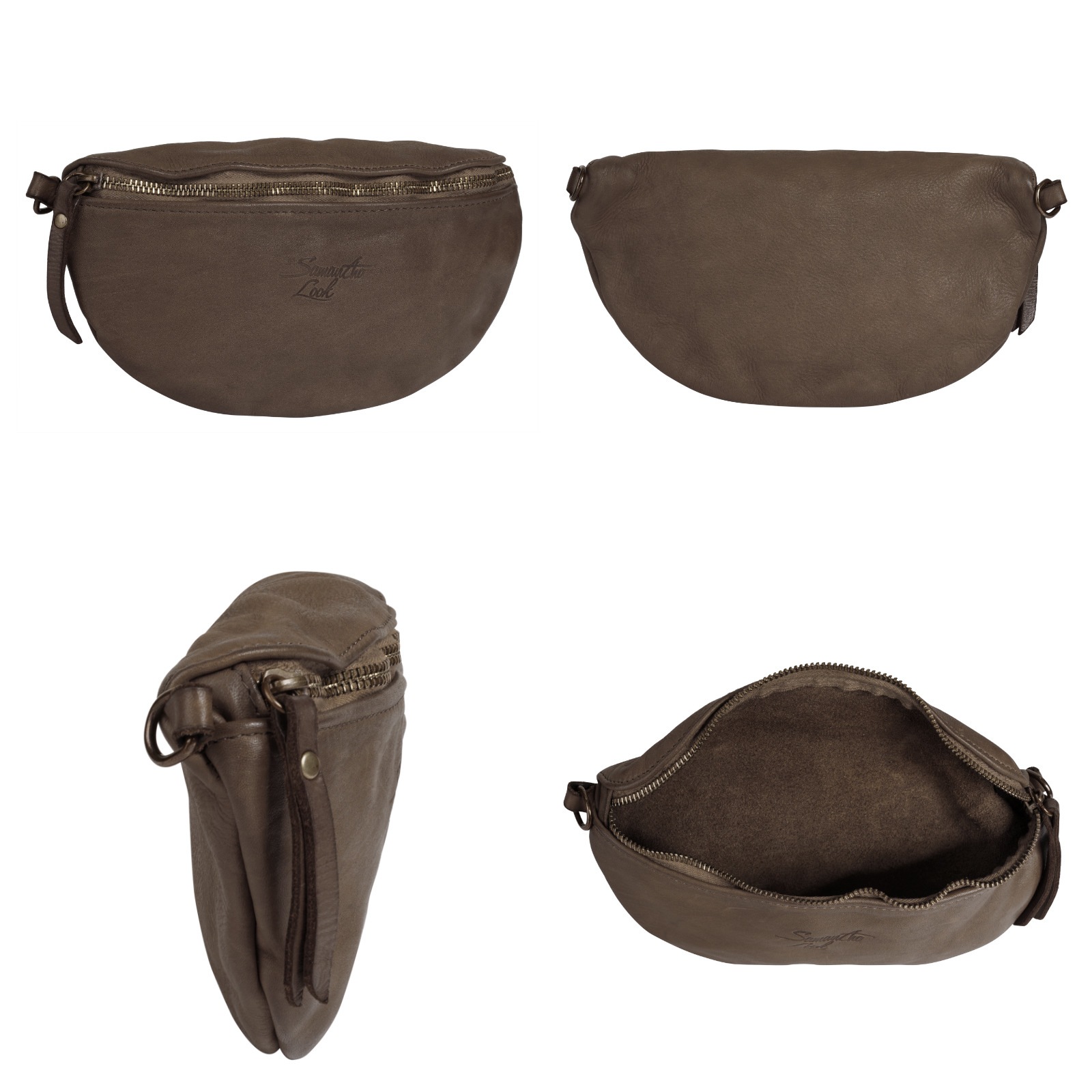 Samantha Look Umhängetasche, echt Leder, Made in Italy günstig online kaufen