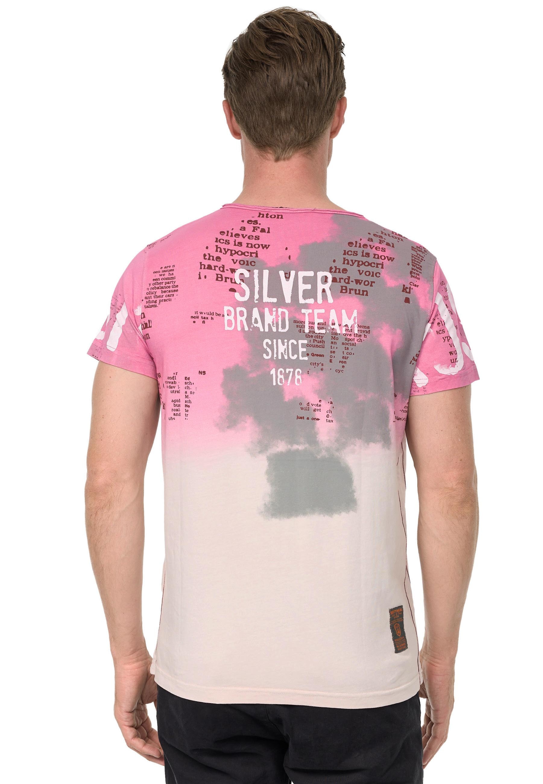 Rusty Neal T-Shirt, mit farblichem Übergang