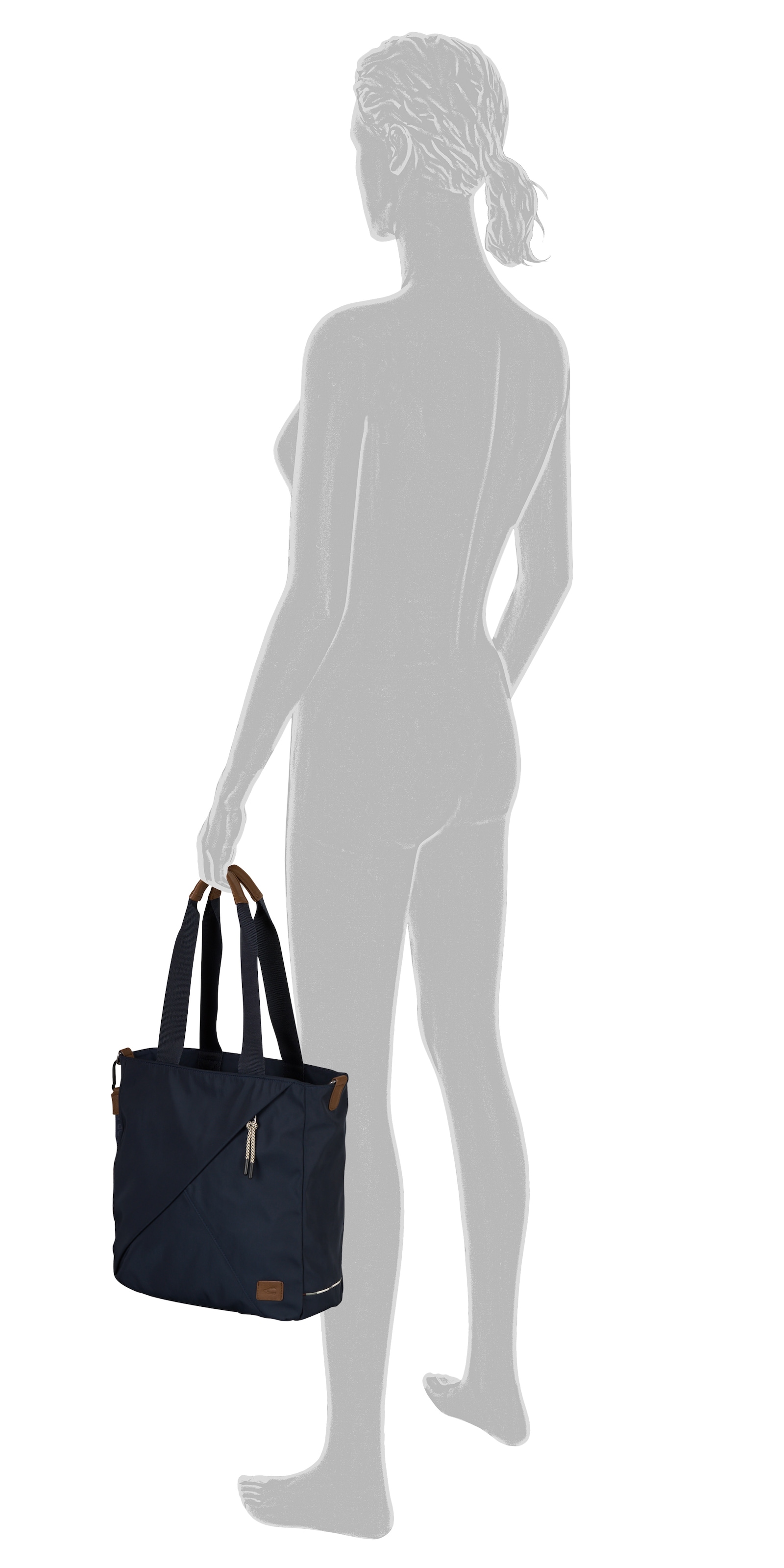 camel active Shopper »Aurum«, aus recyceltem, robusten Nylon leichtgewichtig mit feinen Details