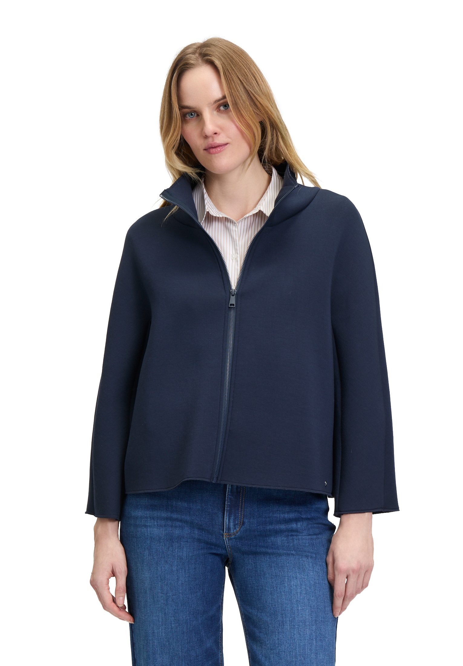 Betty&Co Canvasjacke »Betty & Co Casual-Jacke mit Stehkragen«