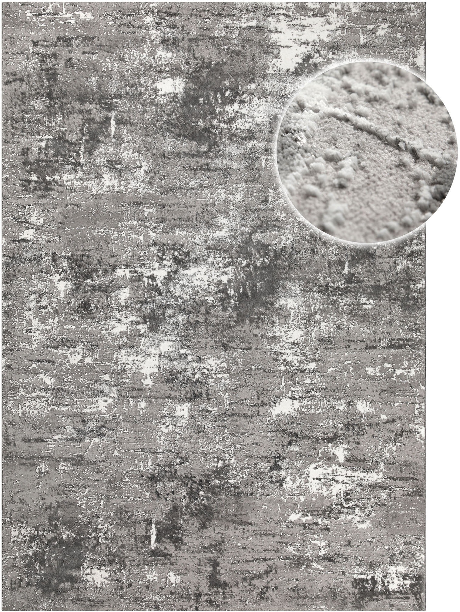 OTTO home Teppich "Aeliana" rechteckig 12 mm Höhe weicher Kurzflor, Hoch Ti günstig online kaufen