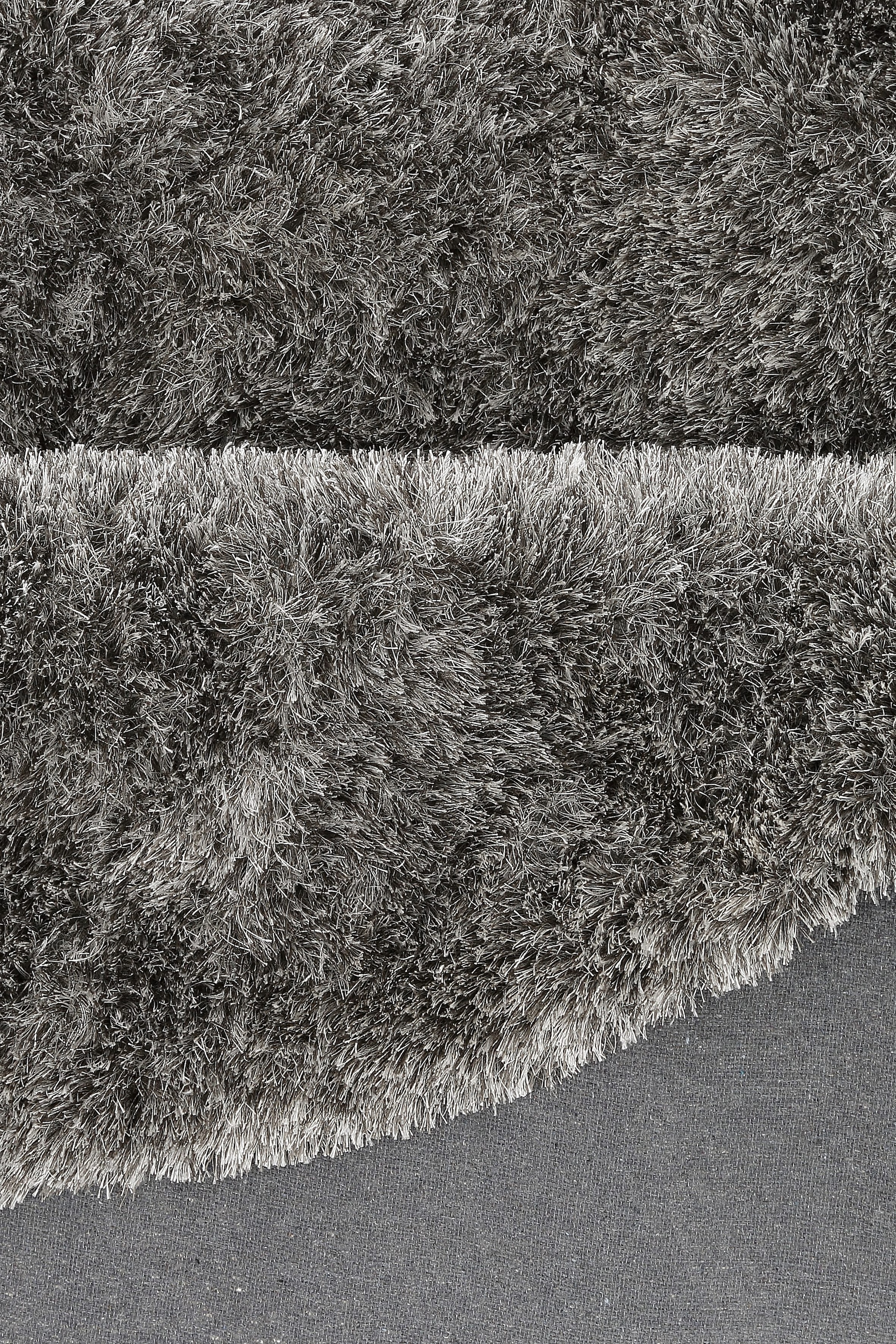 Kayoom Hochflor-Teppich »Diamond 700«, rund, 45 mm Höhe, weiche Microfaser, Langflor, Shaggy, Melange, Wohnzimmer
