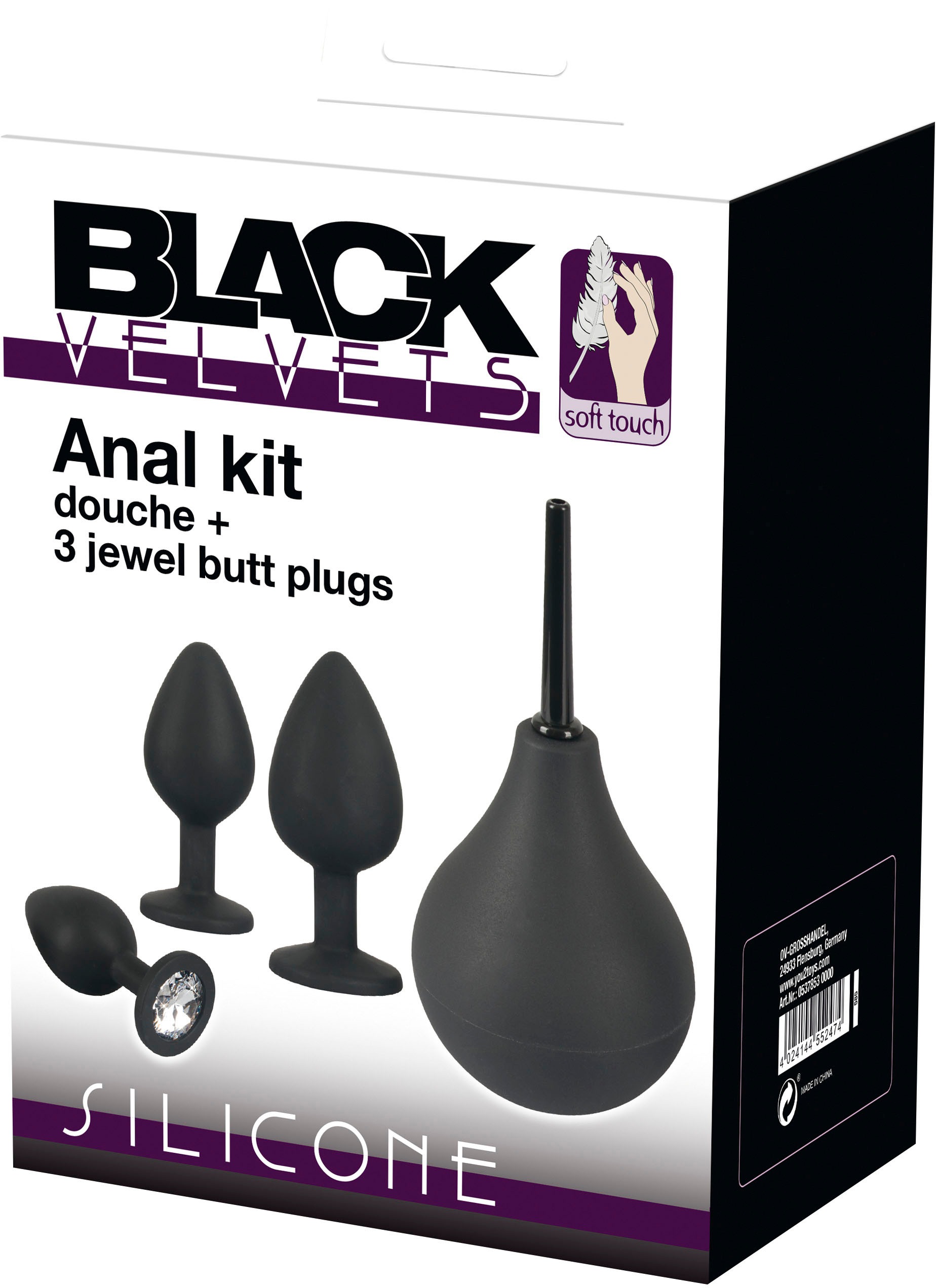 BLACK VELVETS Analtoys-Set