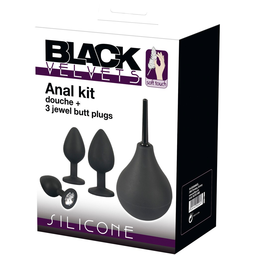 BLACK VELVETS Analtoys-Set