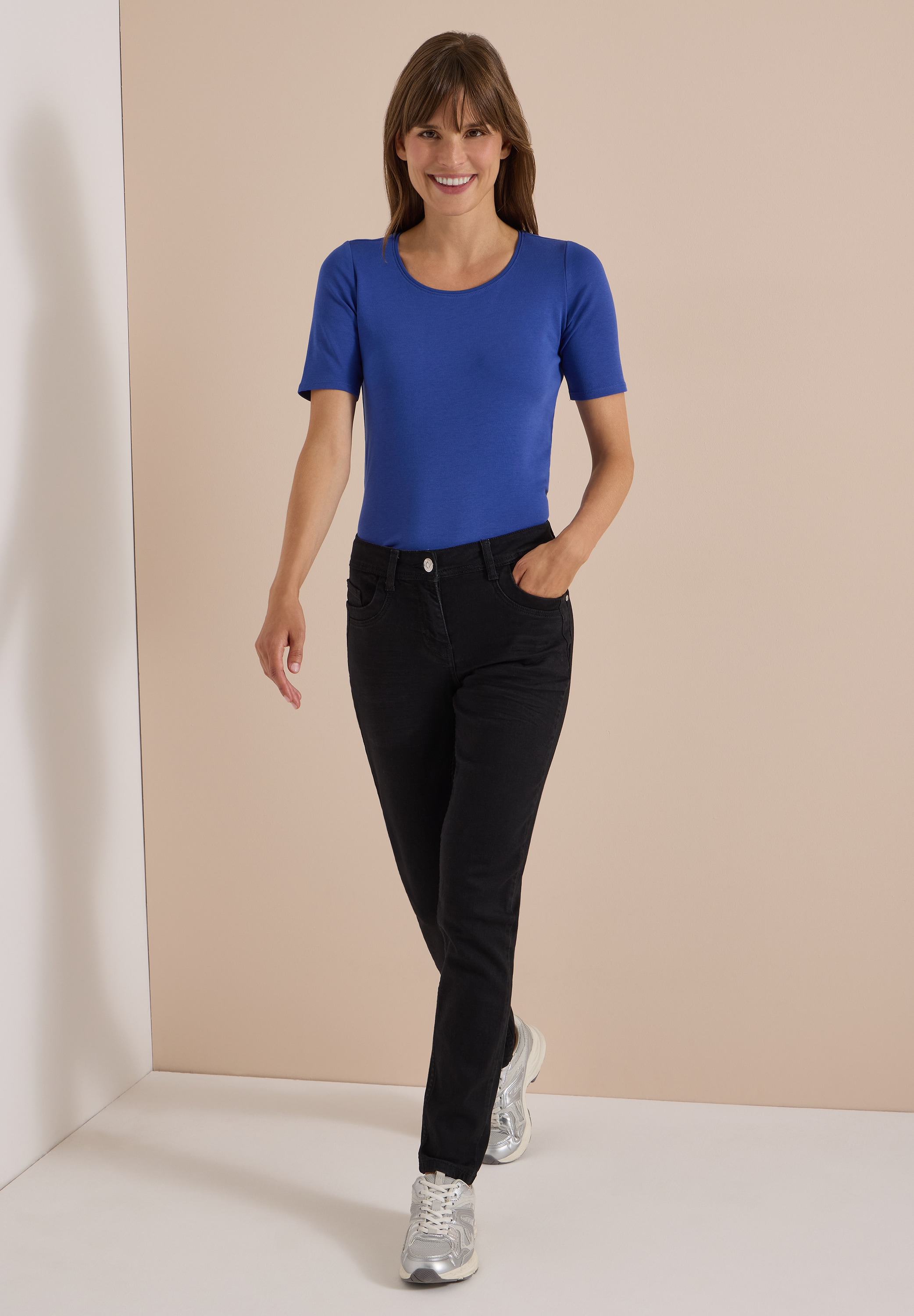 Cecil Comfort-fit-Jeans Middle Waist