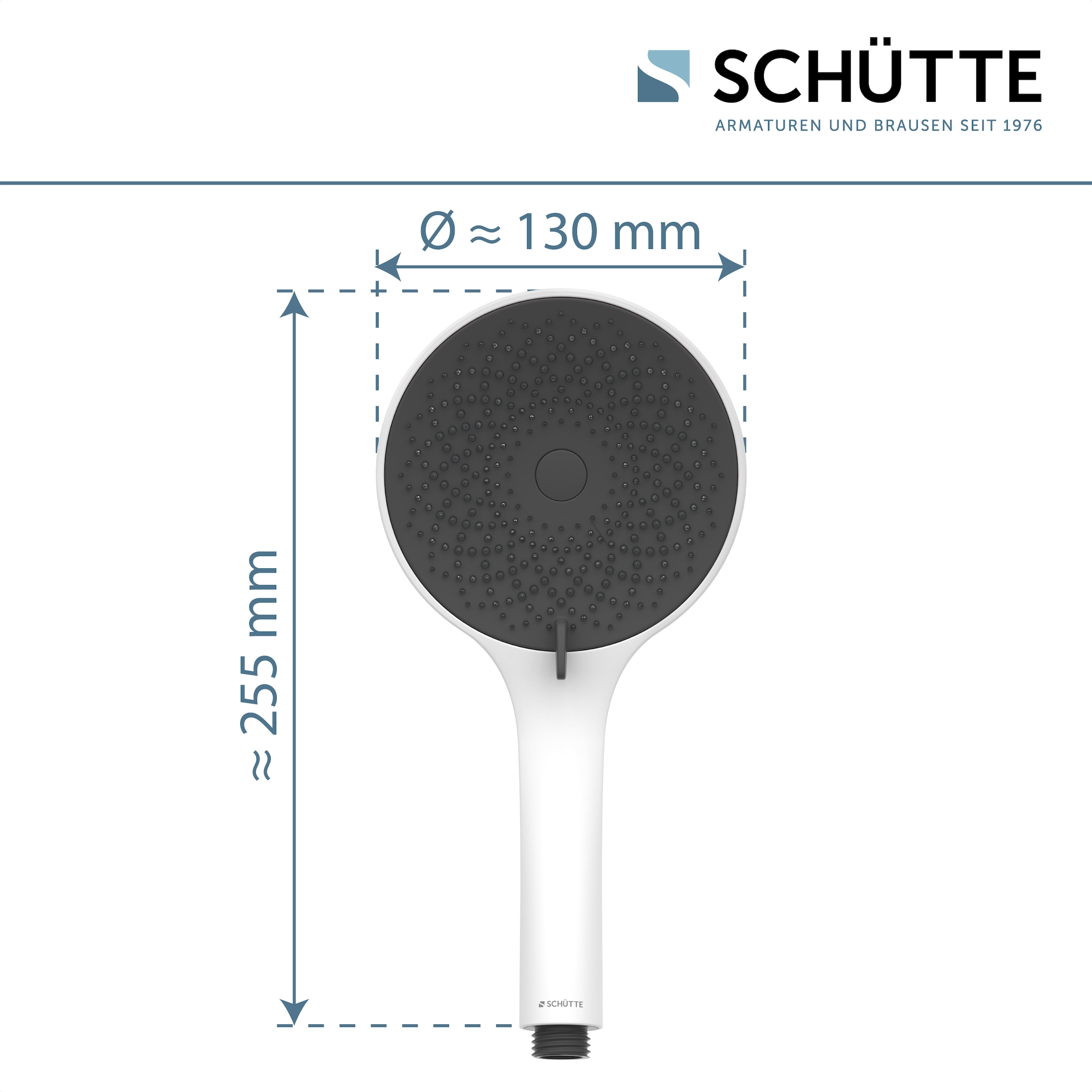 Schütte Handbrause »CAPRI«, Duschbrause, 3-fach verstellbar, Antikalk, wassersparend