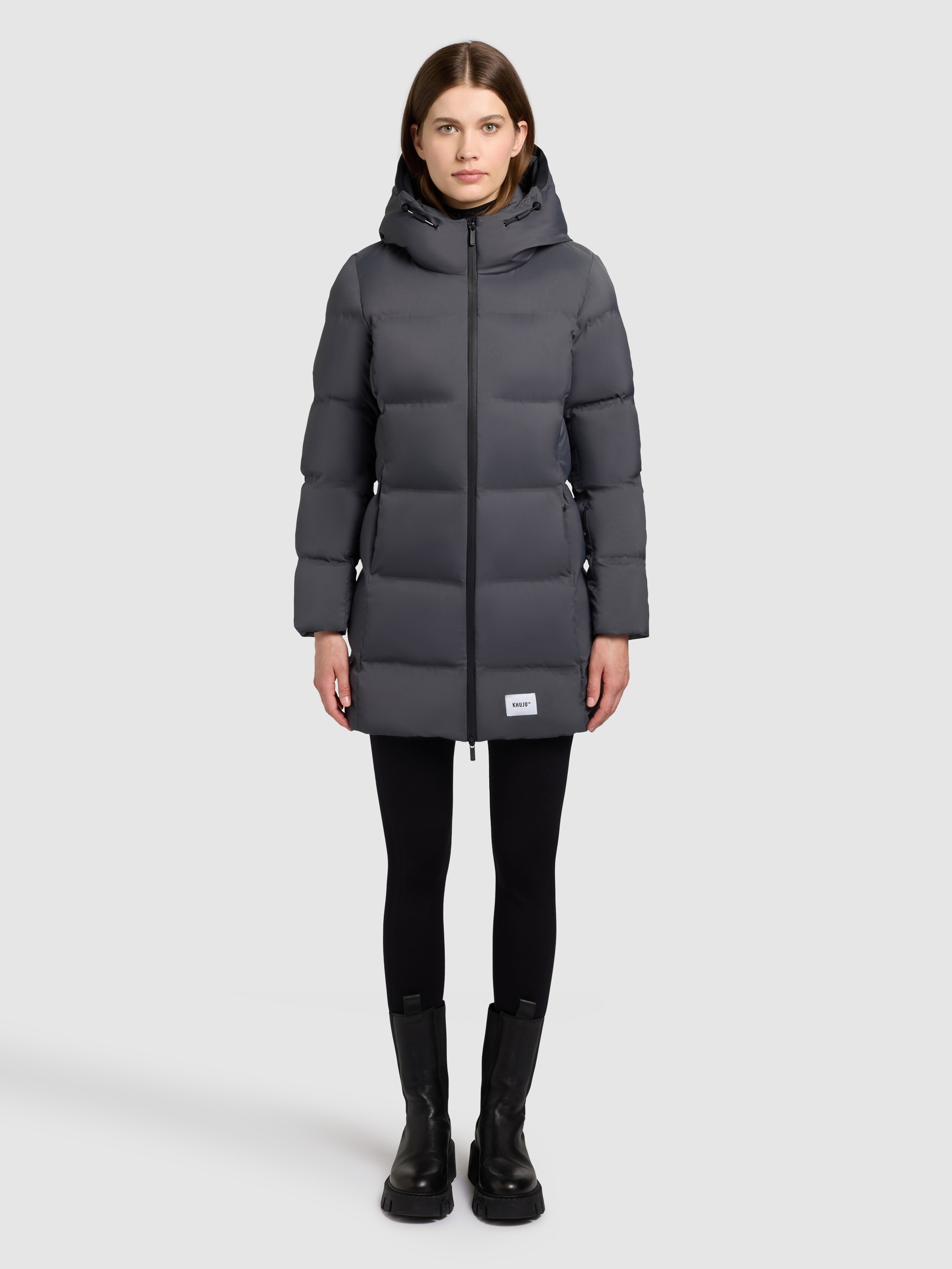 khujo Steppjacke »TANARE3«, mit Kapuze
