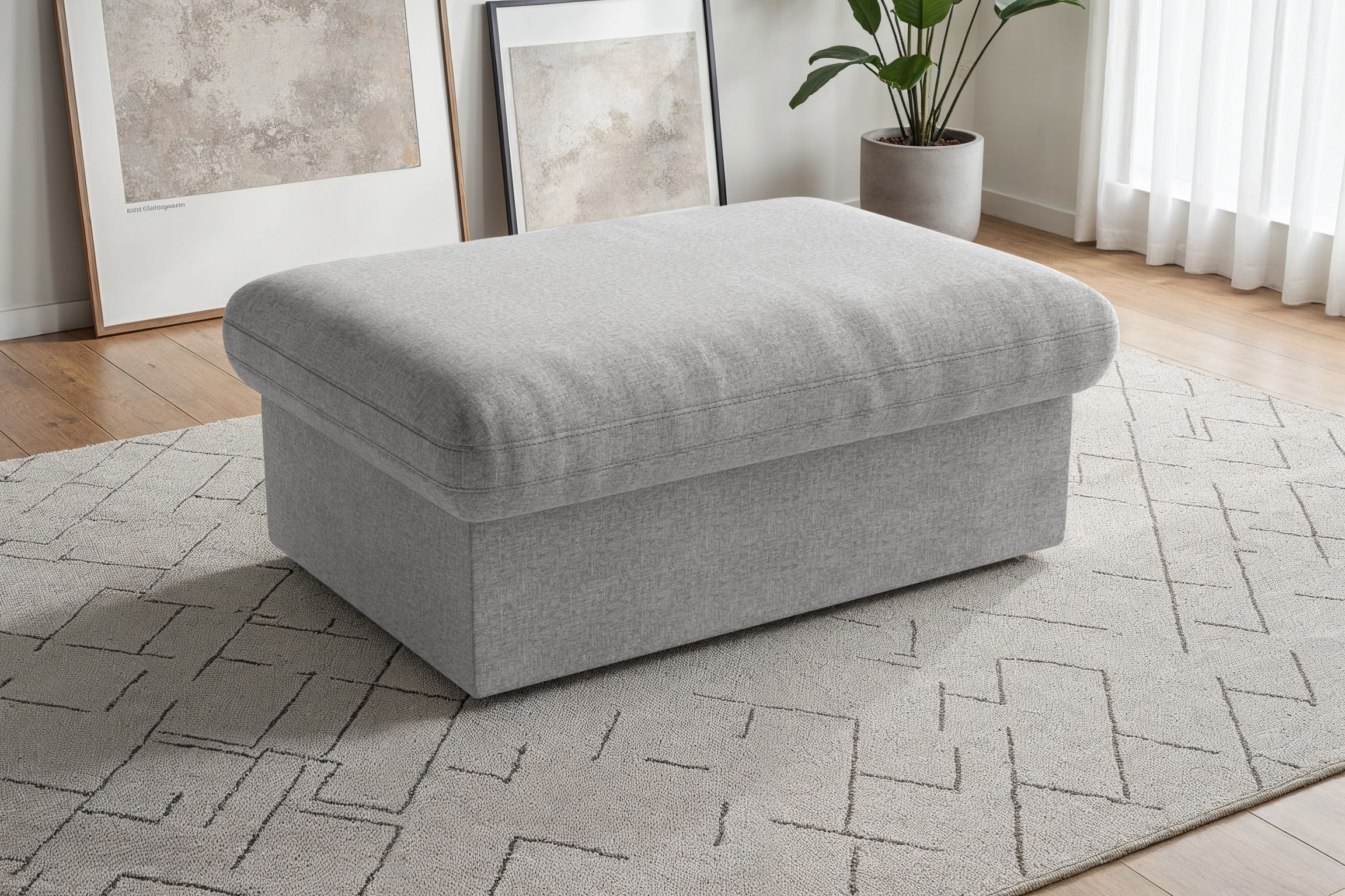sit&more Polsterhocker "Moreno, B: 90 cm" mit Stauraum, individuell kombinierbar