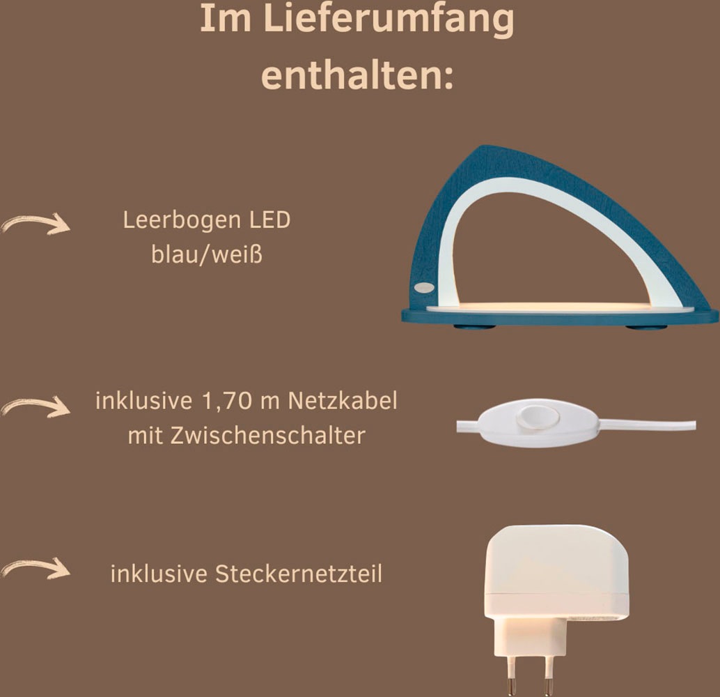 Weigla LED Schwibbogen »Weihnachtsdeko«, Leerbogen zum Selbstbestücken, asymmetrisch
