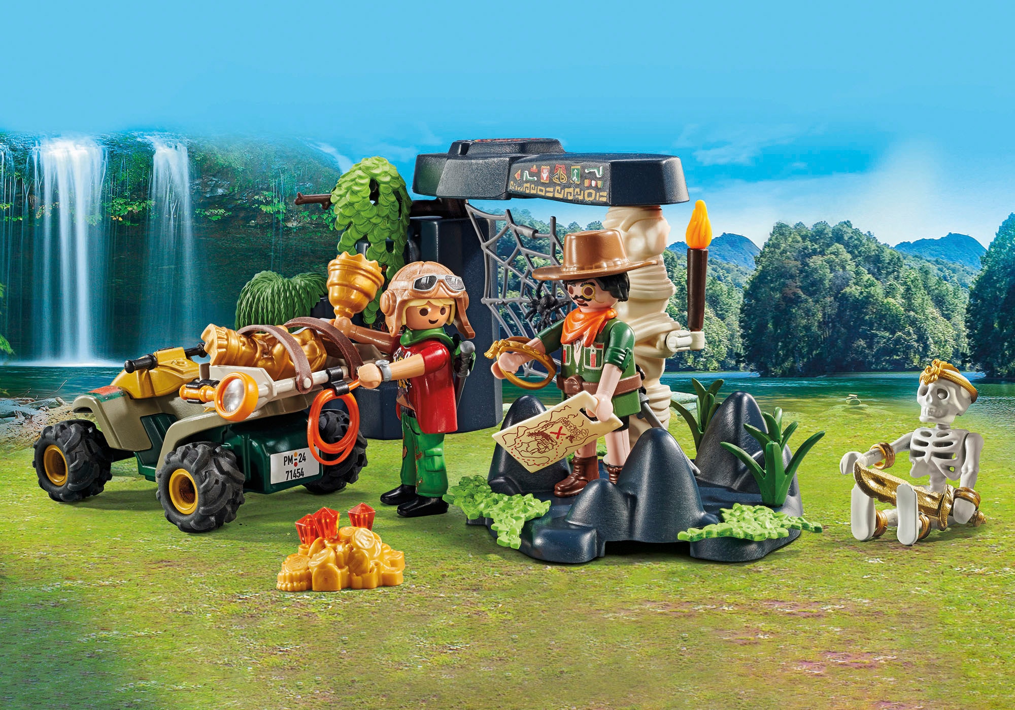 Playmobil® Konstruktions-Spielset »Schatzsuche im Dschungel (71454)«, (72 St.), Made in Europe