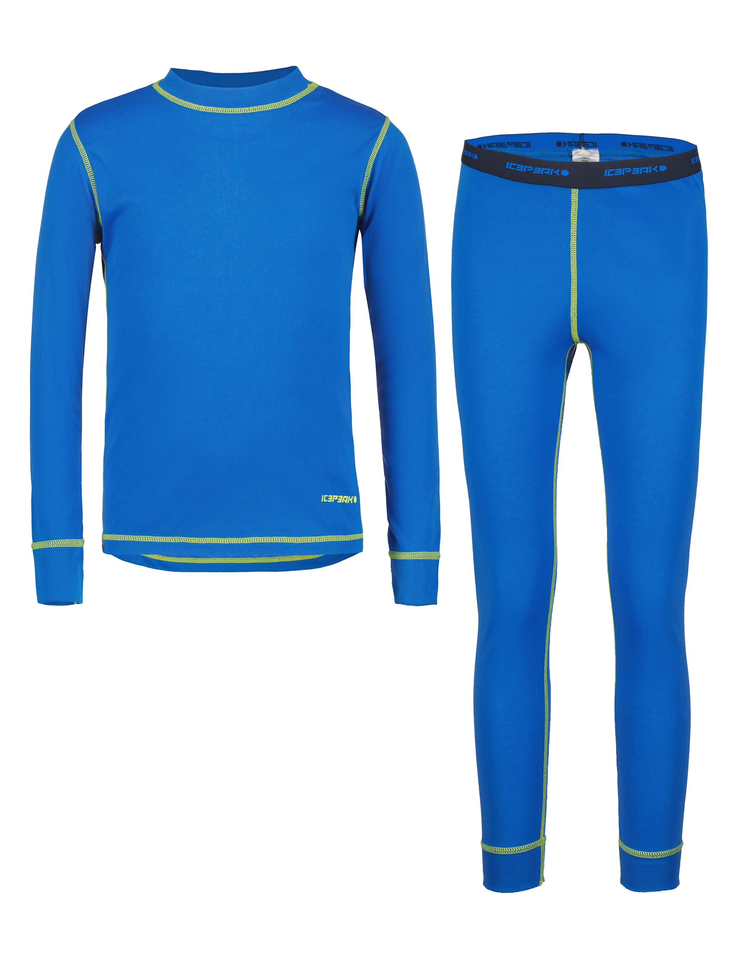 ICEPEAK Mädchen Thermounterwäsche-Set "ICEPEAK IVESDALE JR"royal blau, Gr. 164, Jersey, Obermaterial: 100% Polyester, Bekleidungssets, schnell
