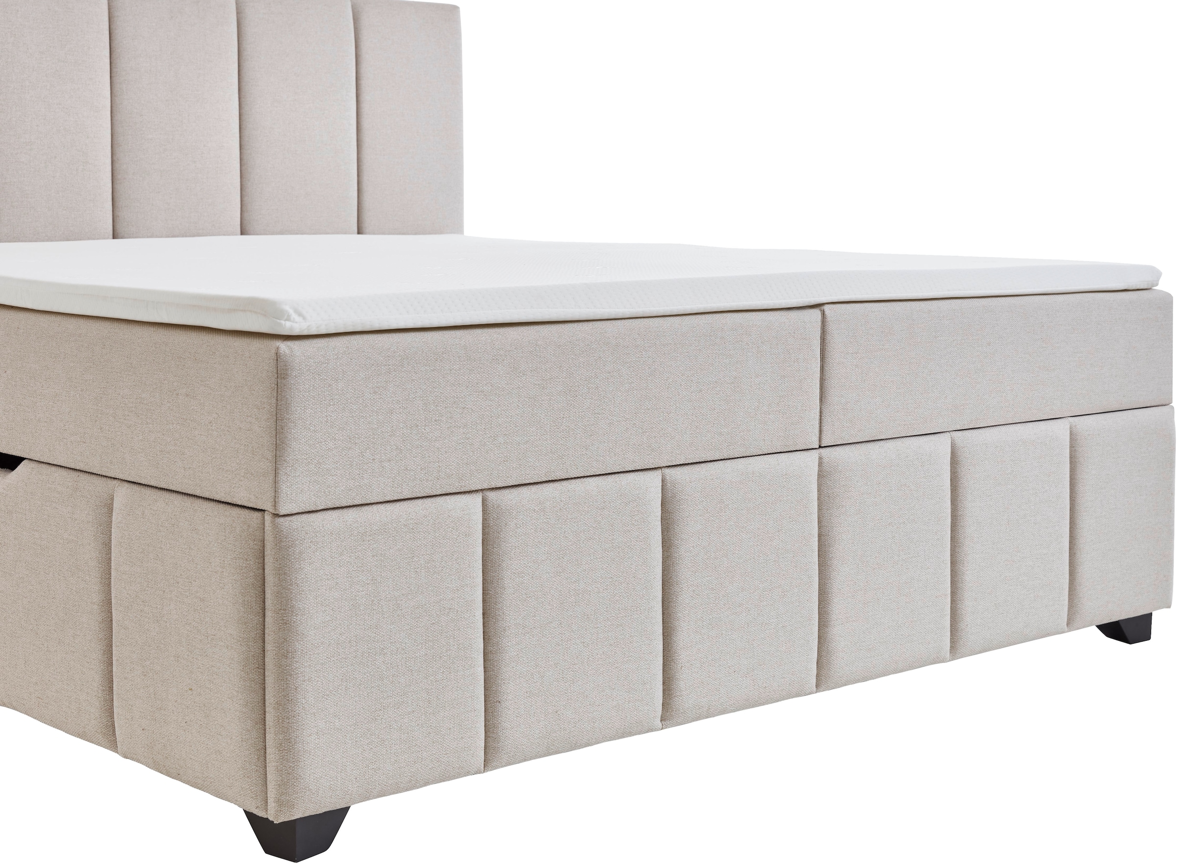 Home affaire Boxbett »Bellah inkl. Bettkasten, erhältlich in der Breite 180x200cm« inkl. PU-Schaum-Topper