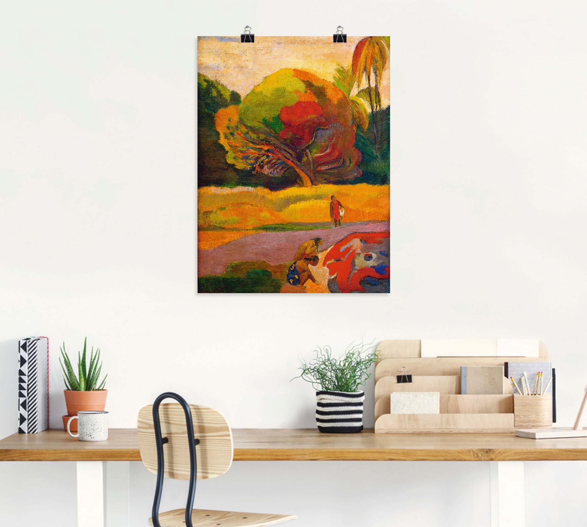 Artland Wandbild »Paul Gauguin Frauen am Fluß«, Wiesen & Bäume, (1 St.), als Leinwandbild, Poster in verschied. Größen