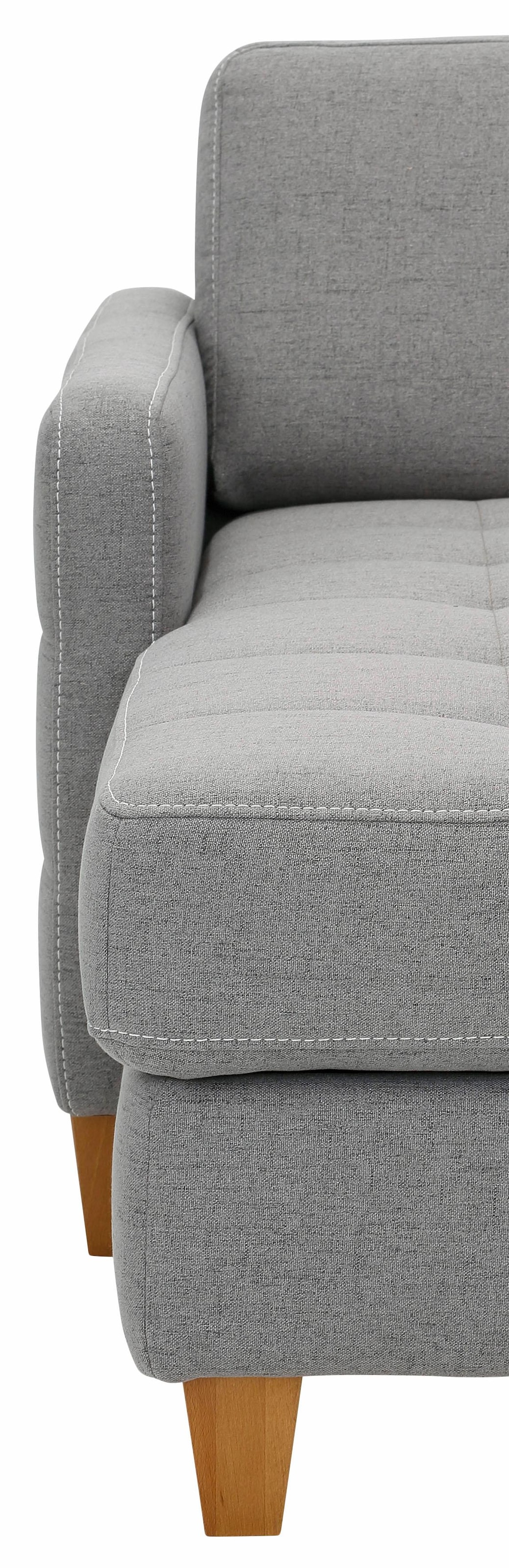 Home affaire Wohnlandschaft »Earl U-Form« wahlweise auch mit Bettfunktion oder Bettfunktion mit Bettkasten