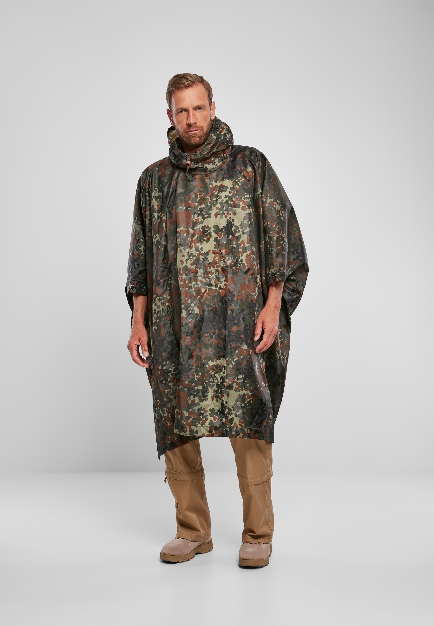 Brandit Allwetterjacke »Brandit Herren Ripstop Poncho«, (1 St.), ohne Kapuze