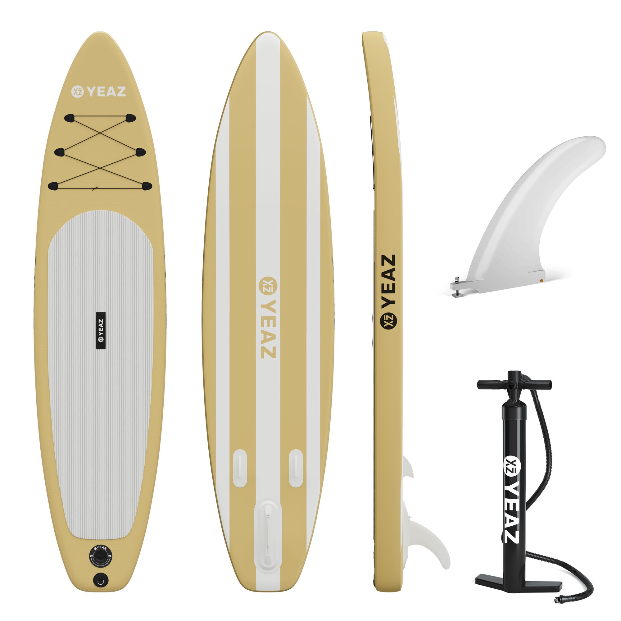 YEAZ Inflatable SUP-Board "SUP Board LE CLUB - EXOTRACE -", gelb, Wassersportboards