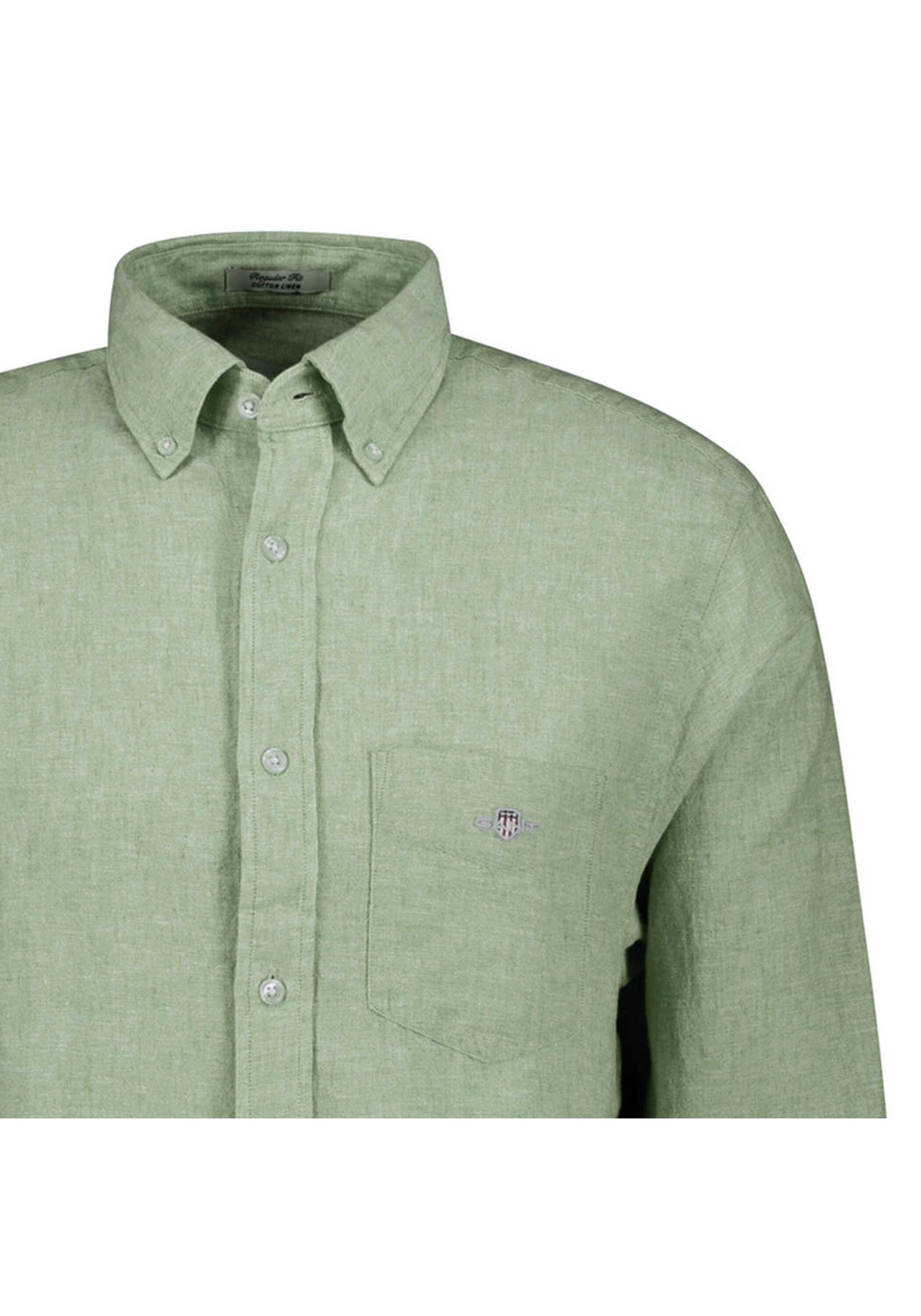 Gant Langarmhemd "Hemd REGULAR COTTON LINEN SHIRT 1er Pack" 1 tlg. günstig online kaufen