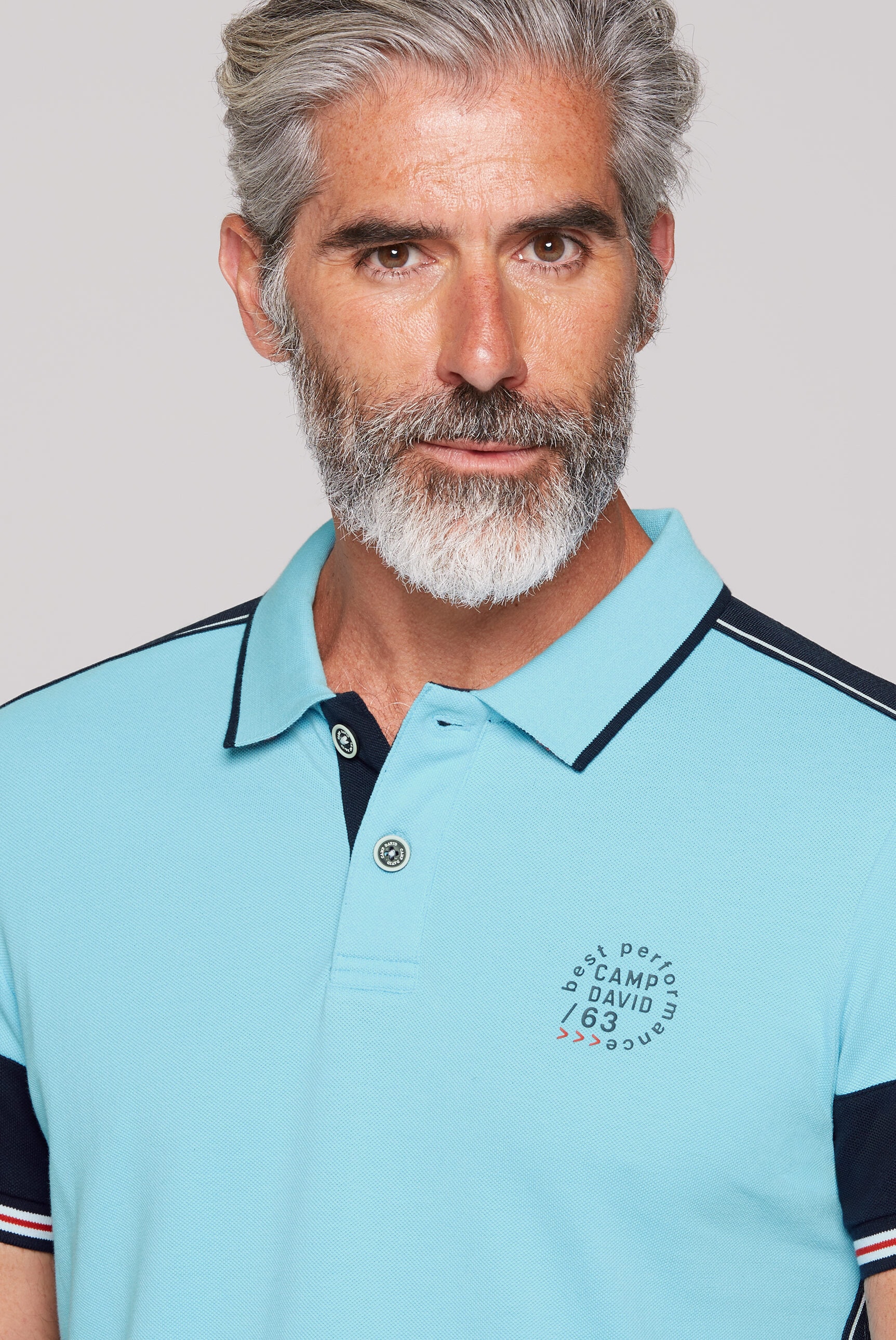 CAMP DAVID Poloshirt, aus Baumwolle