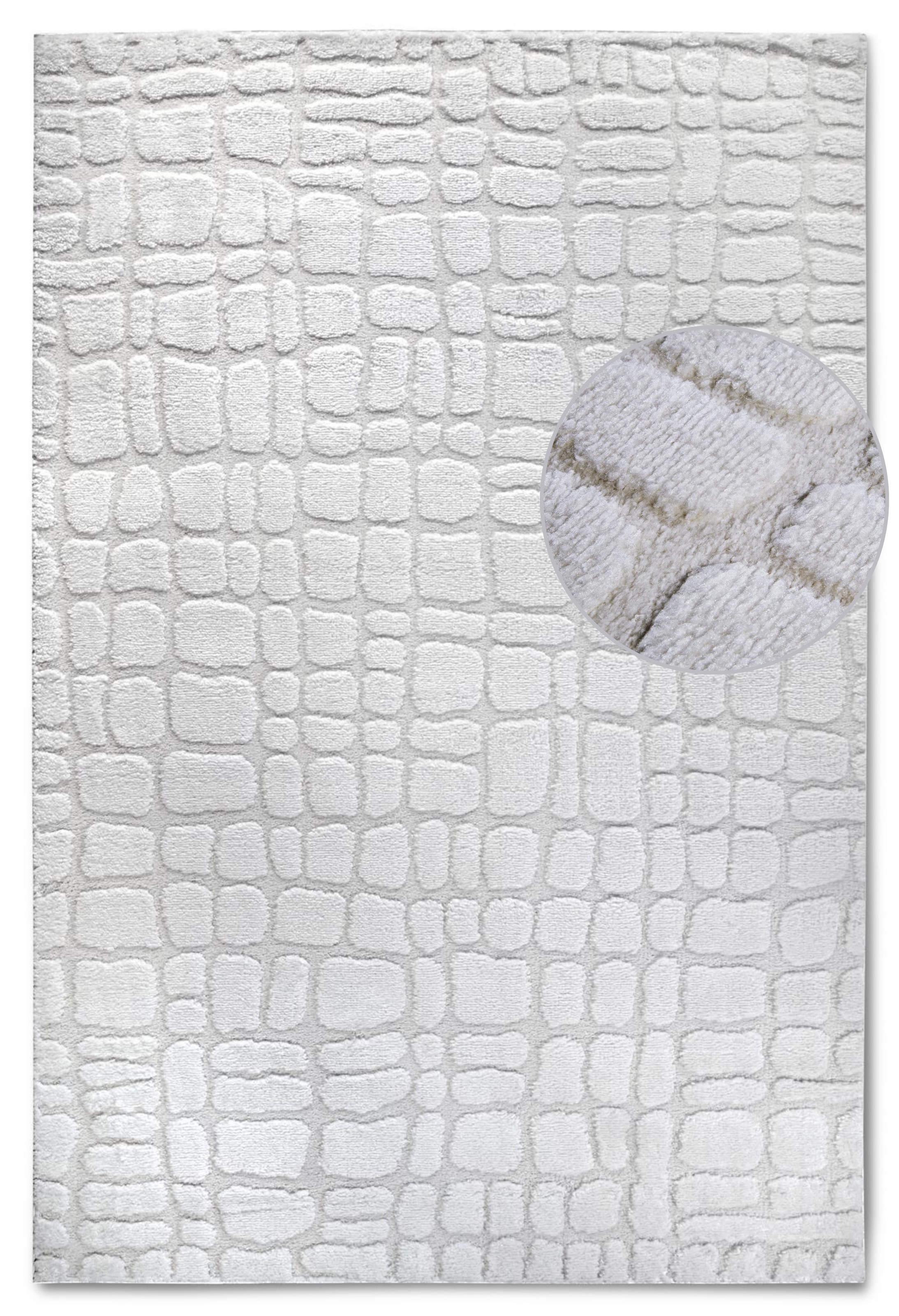 ELLE DECORATION Designteppich »Artistique«, rechteckig, 18 mm Höhe, Hochflor, Shaggy, Läufer, weich, Langflor, modern, Hoch Tief Effekt