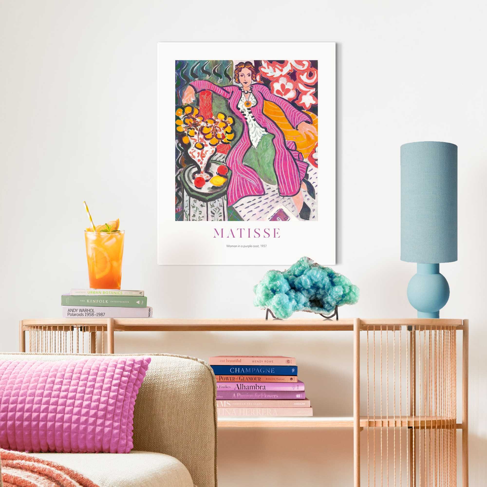 Reinders! Poster »Matisse - Frau im lila Mantel«