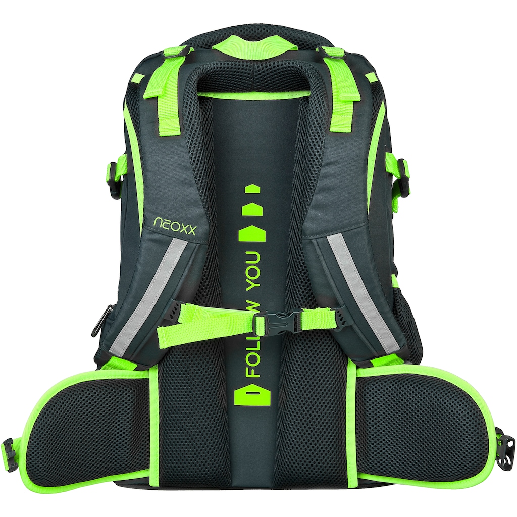 neoxx Schulrucksack »Active, Boom«, reflektierende Details