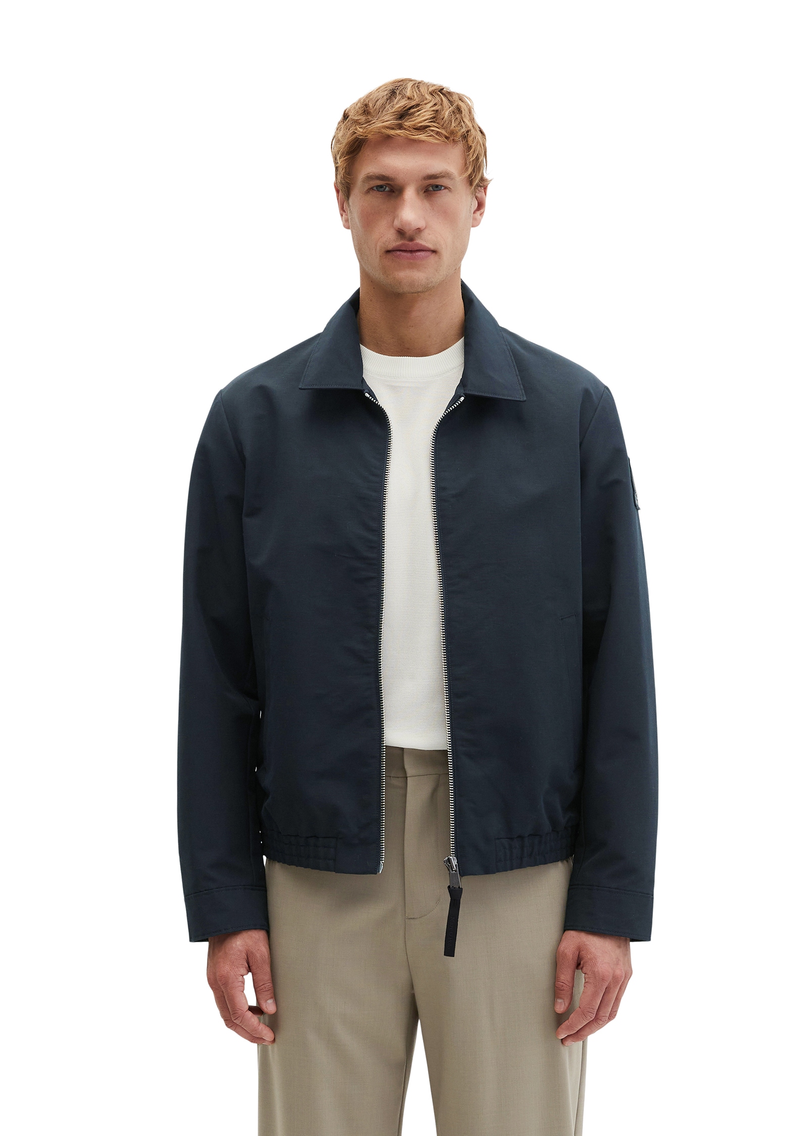 Marc OPolo Canvasjacke "DFB Travel Collection" aus wasserabweisendem Bio-Baumwoll-Canvas