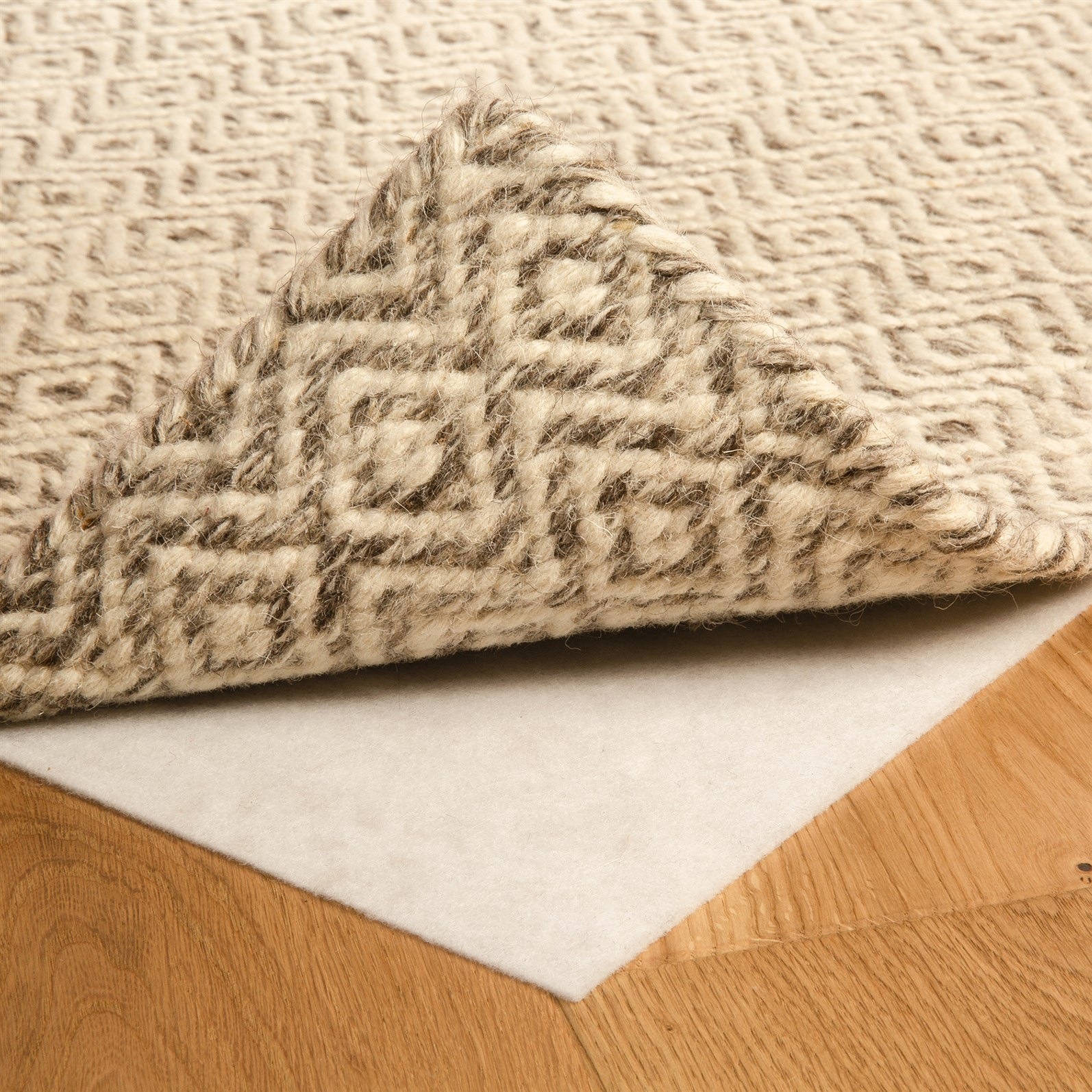 Antirutsch Teppichunterlage KAYOOM "Hinder 485", creme, B:180cm H:2mm L:270cm, Polyester, Teppichunterlagen, Flachgewebe, Fußbodenheizungsgeeignet 2