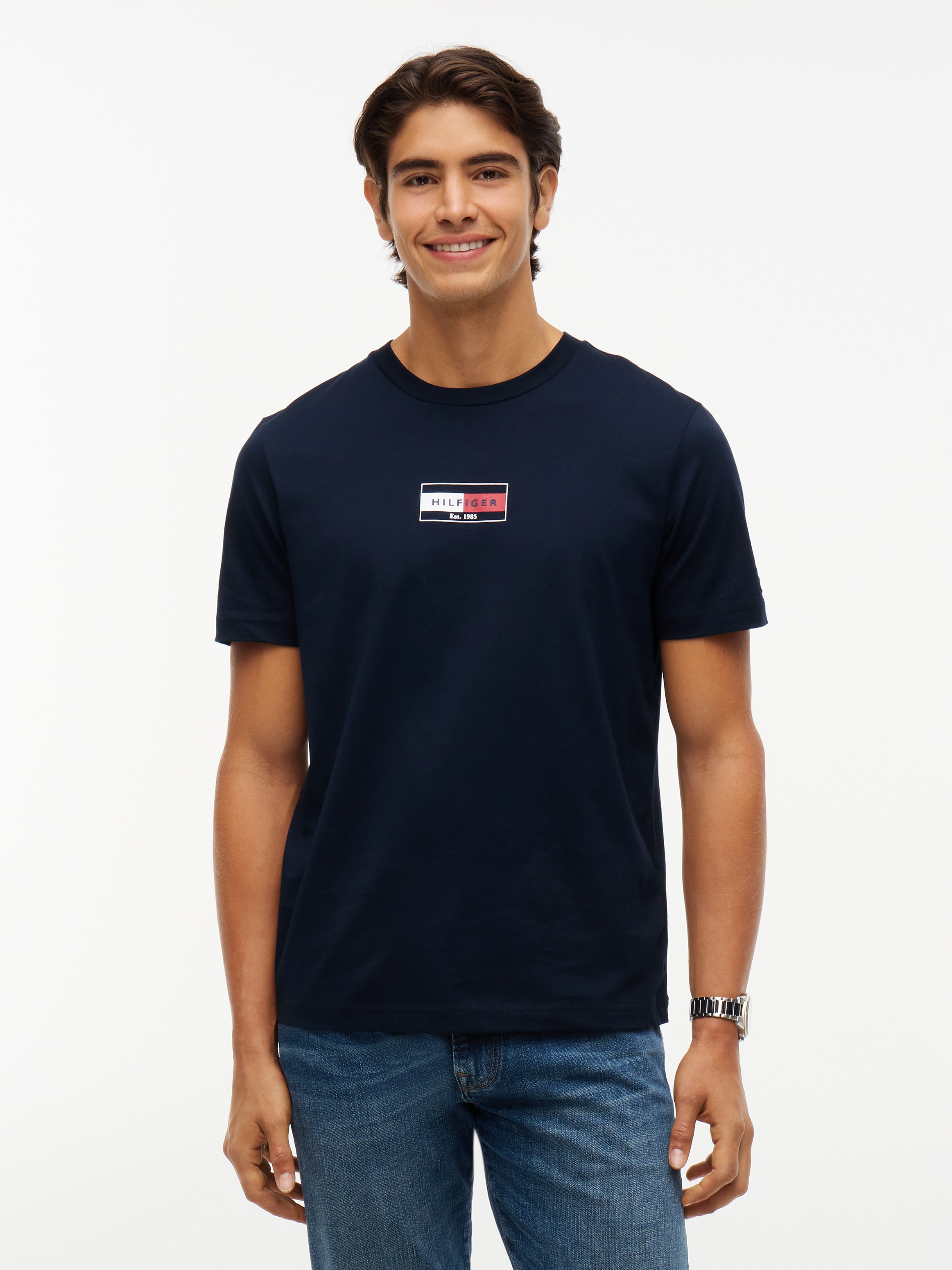 Tommy Hilfiger T-Shirt "BRAND LOVE SMALL FLAG" regular fit, Baumwolljersey