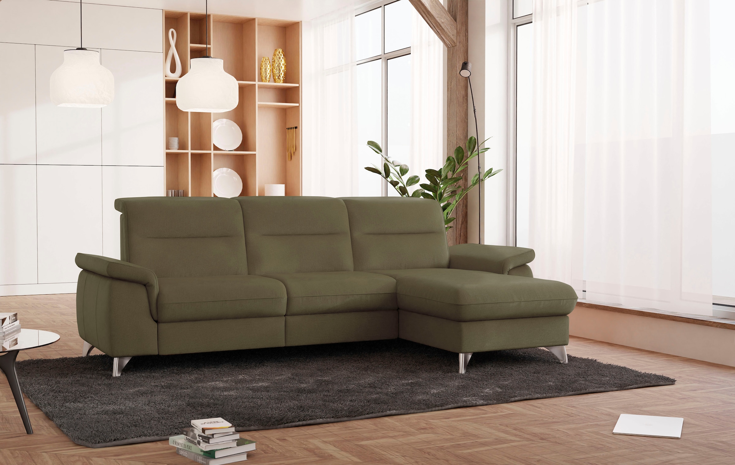 sit&more Ecksofa "Astoria L-Form", wahlweise mit motorischer Relaxfunktion günstig online kaufen