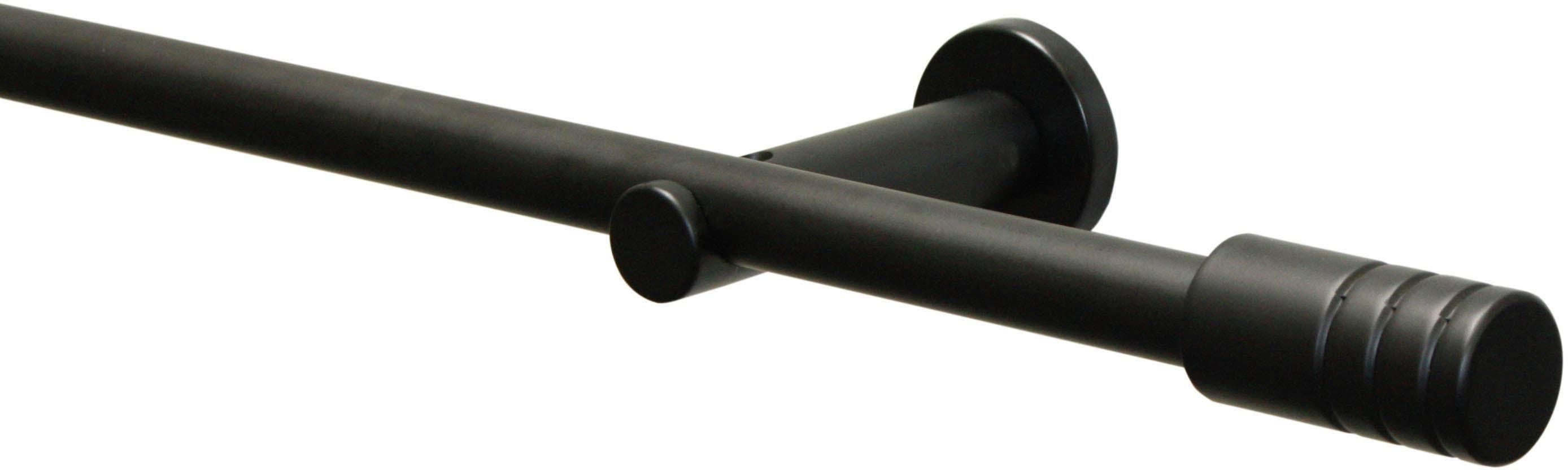GARDINIA Gardinenstange "Set Metall" Ø 19 mm 1 läufig-läufig Fixmaß 1-Lauf