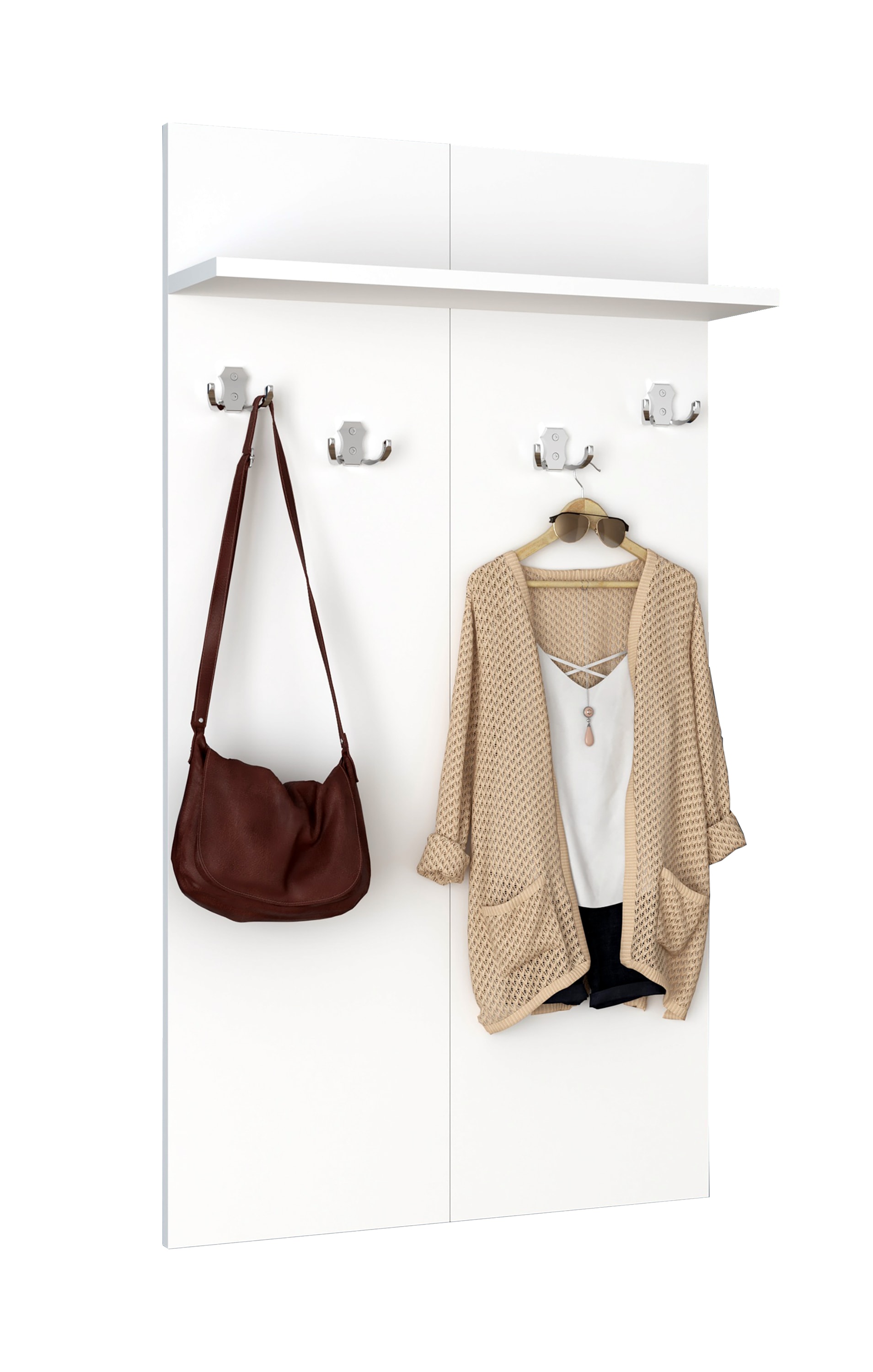 VCM Garderobe »Holz Haken Wandpaneel Flur Garderobe Gados«, (1 St., VCM Gados)