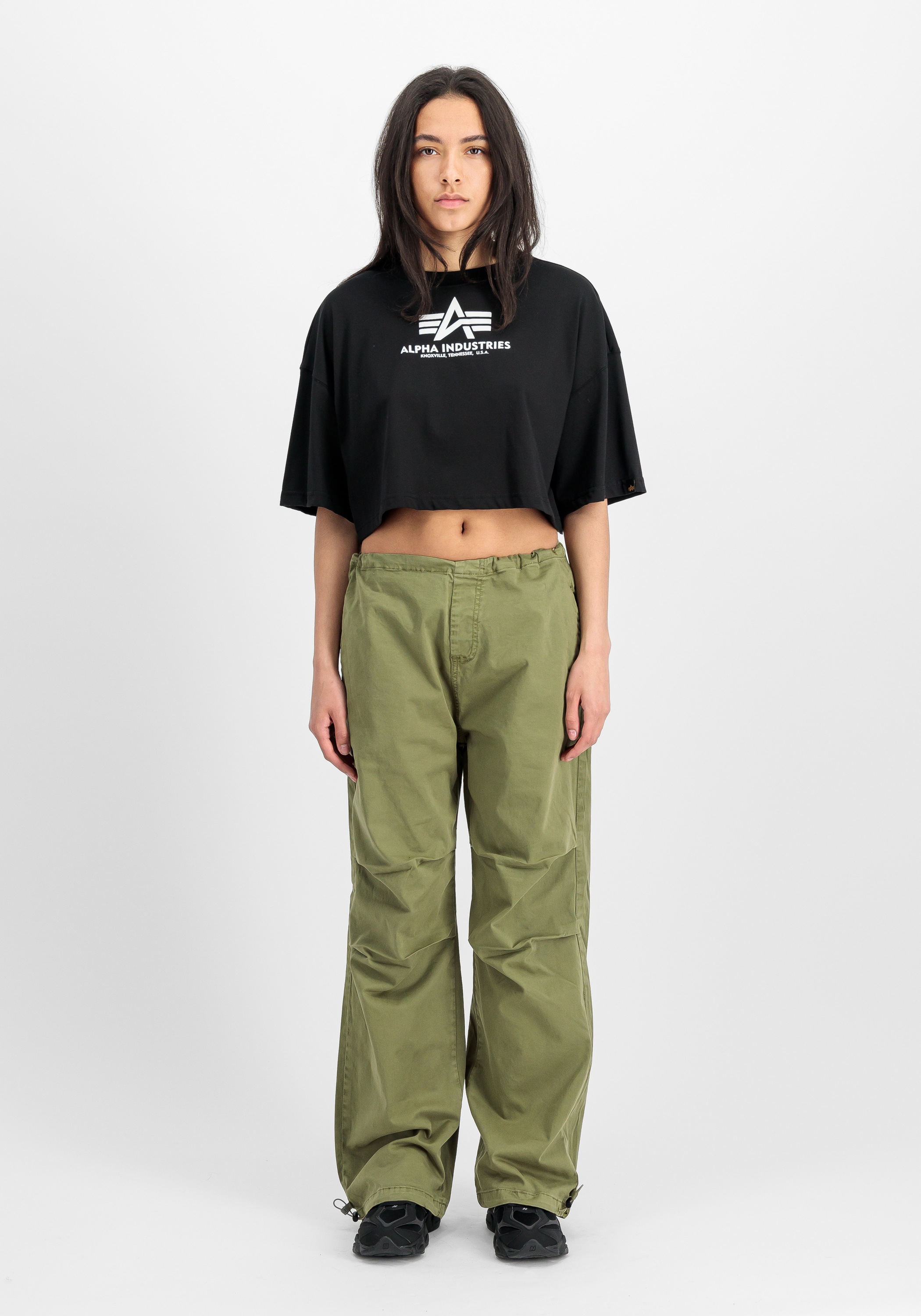 Alpha Industries T-Shirt "Basic T-Shirt BL Cropped PP W" günstig online kaufen