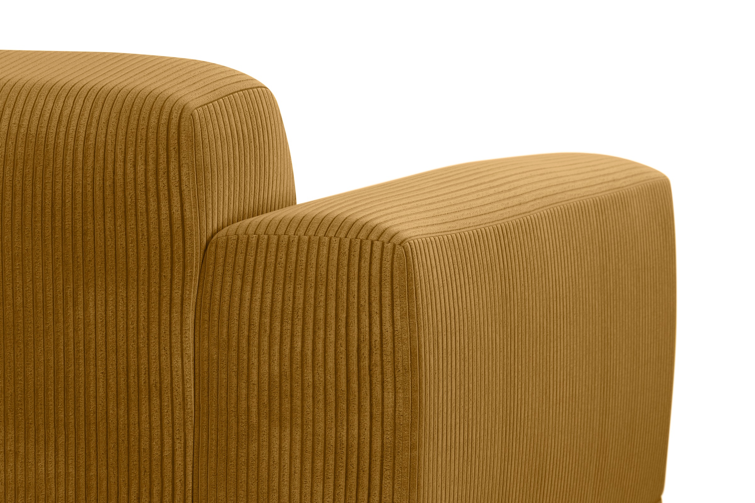 TRENDMANUFAKTUR Ecksofa »Braga, mit hochwertigem Kaltschaum, L-Form, in Cord erhältlich«, (2 St.), modernes Sofa, Couch mit hohem Sitzkomfort, 255/72/160 cm (B/H/T)