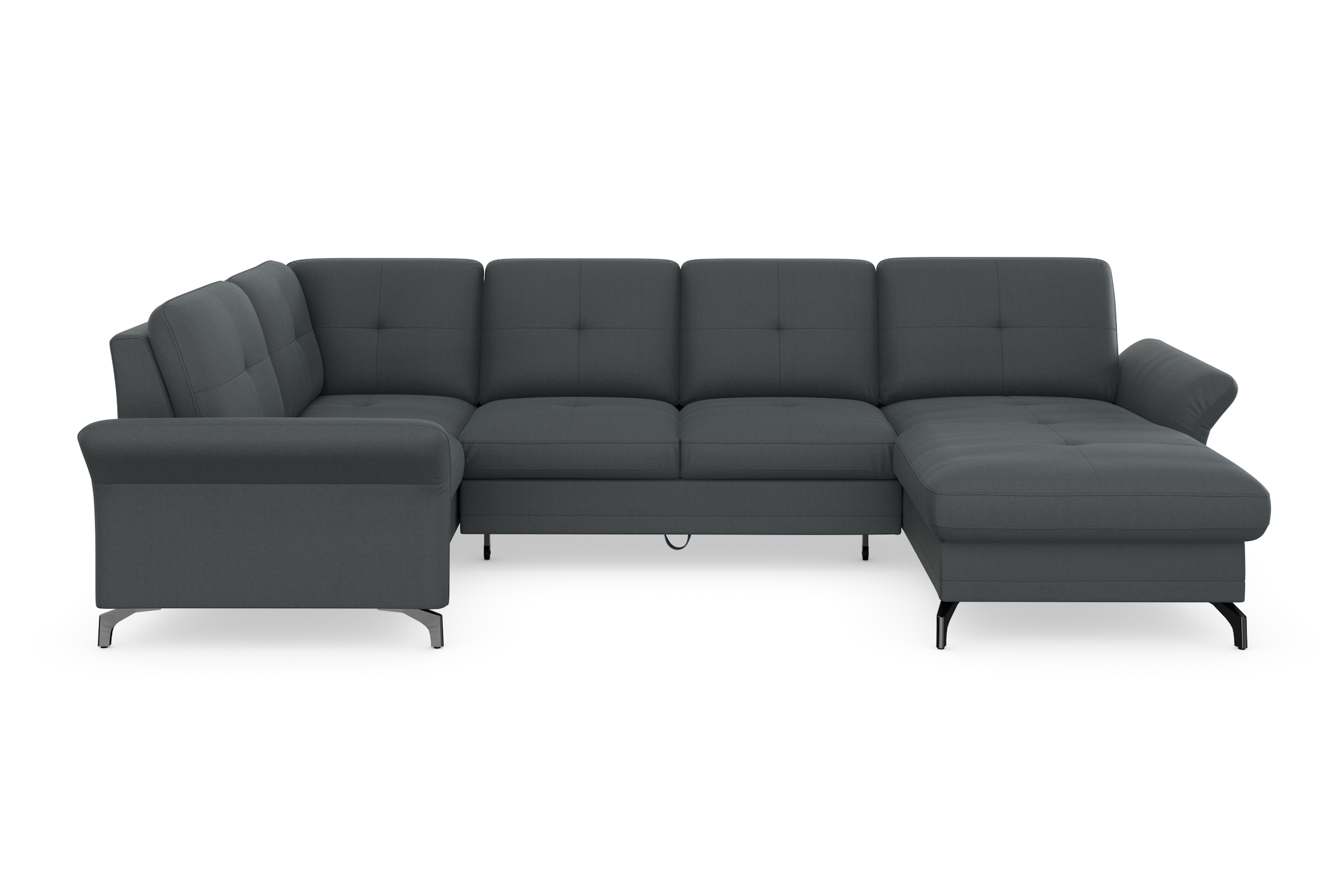 Home affaire Wohnlandschaft "Calando U-Form" wahlweise mit Bettfunktion, Be günstig online kaufen