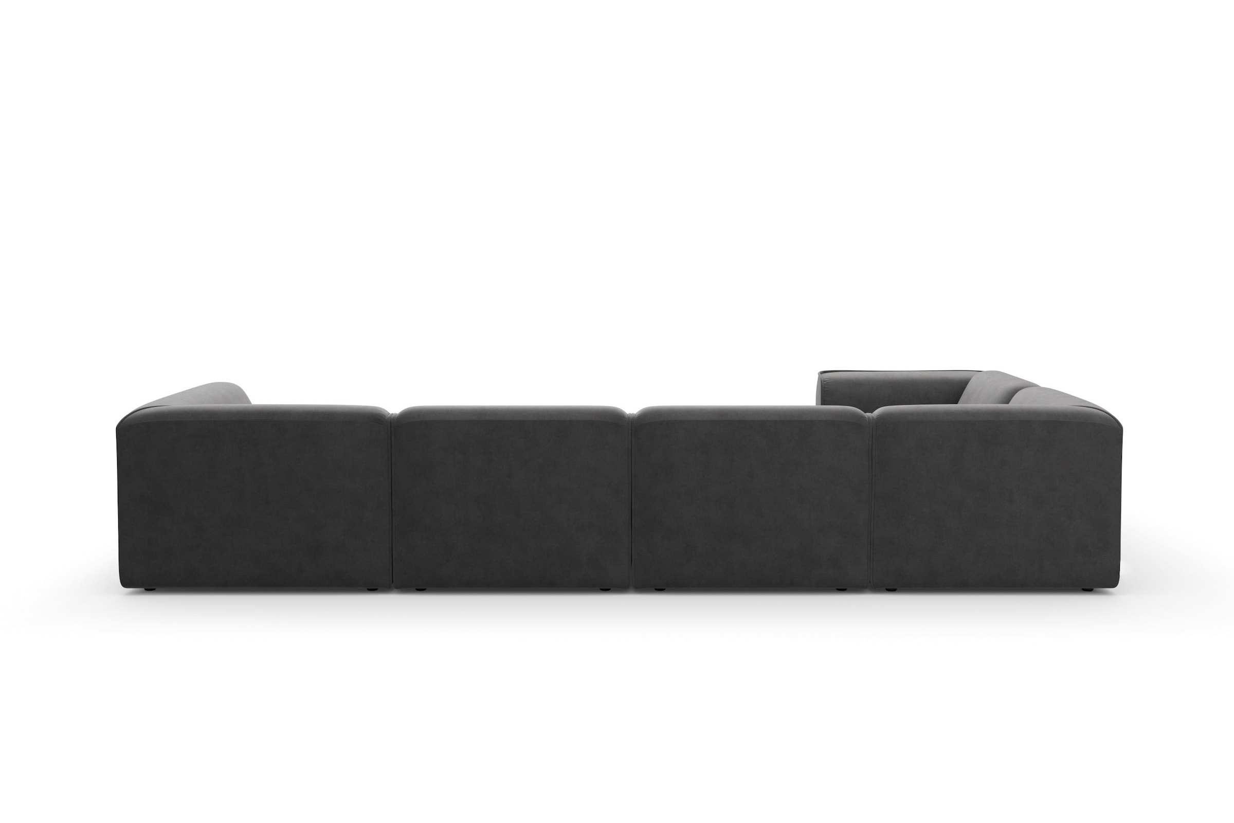 RAUM.ID Wohnlandschaft »Merid U-Form, jederzeit durch Module erweiterbar, B/T/H: 367/206/70 cm«, als Modul oder separat verwendbar, für individuelle Zusammenstellung