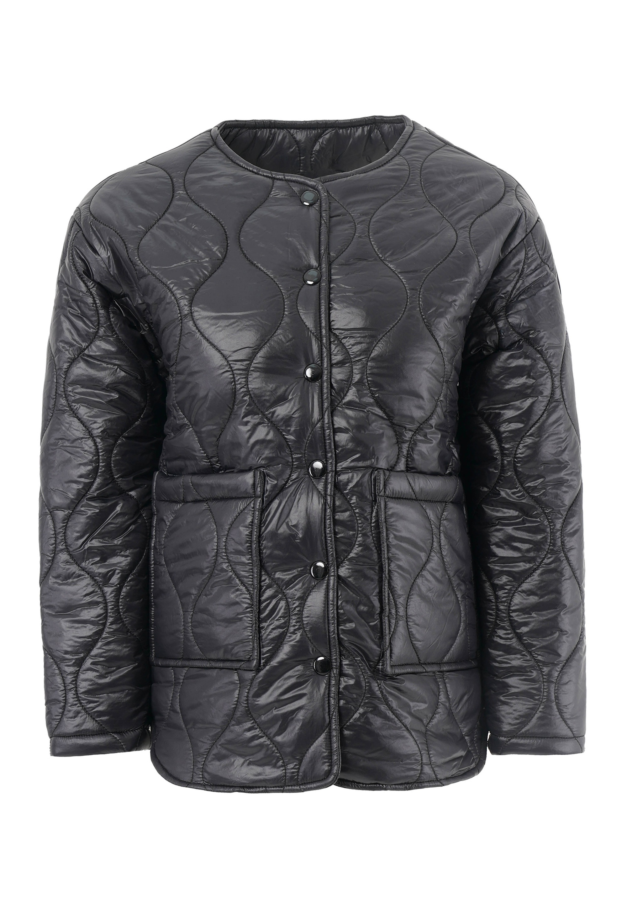 freshlions Steppjacke »Amara«, mit praktischen Druckknöpfen