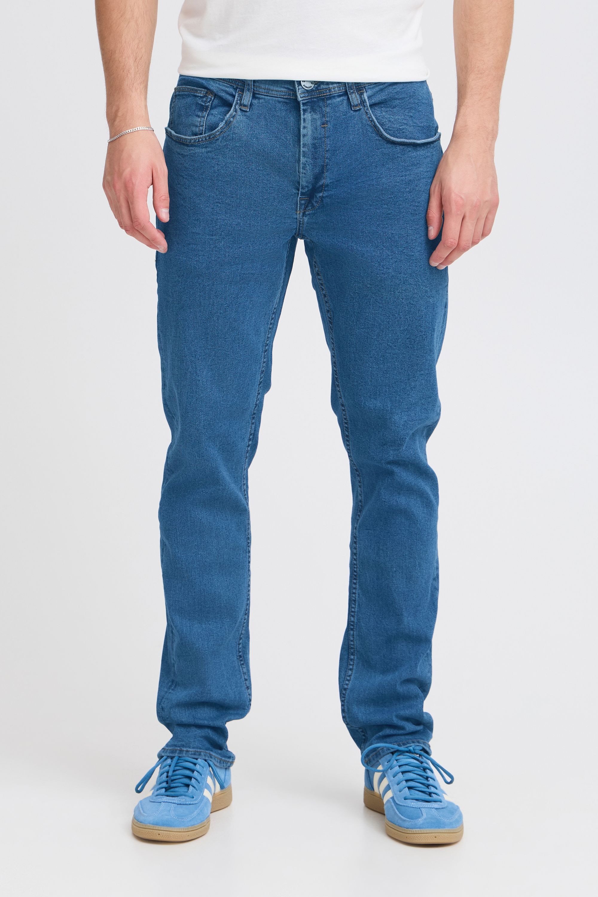 Blend Relaxhose "BHTwister fit" Jeanshose mit normalem Bund und schmalem Be günstig online kaufen