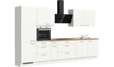 Küchenzeile »"elements premium"«, vormontiert, Ausrichtung wählbar, Breite 360 cm,...