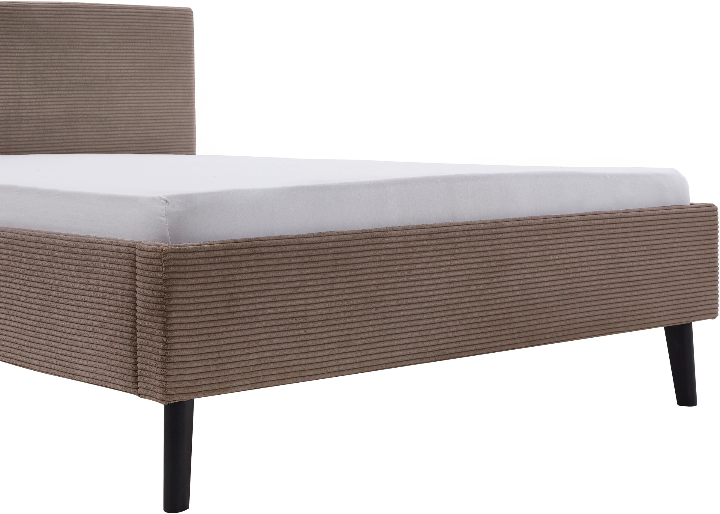 meise.möbel Polsterbett »Avola«, erhältlich in den Breiten 140 & 180cm, Bezugsstoff Cord