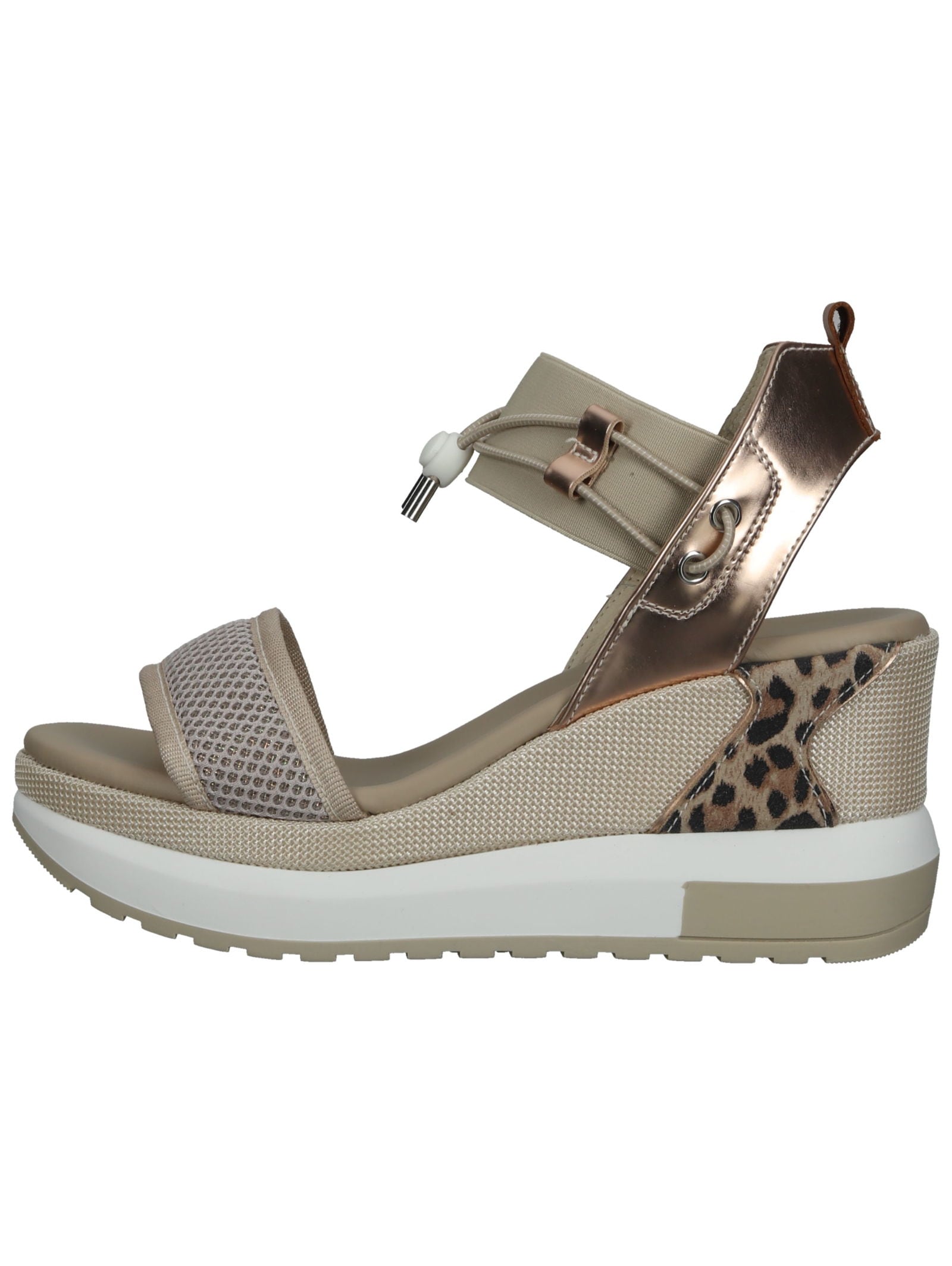 Nero Giardini Keilsandalette »Nero Giardini Sandalen Lederimitat/Textil«