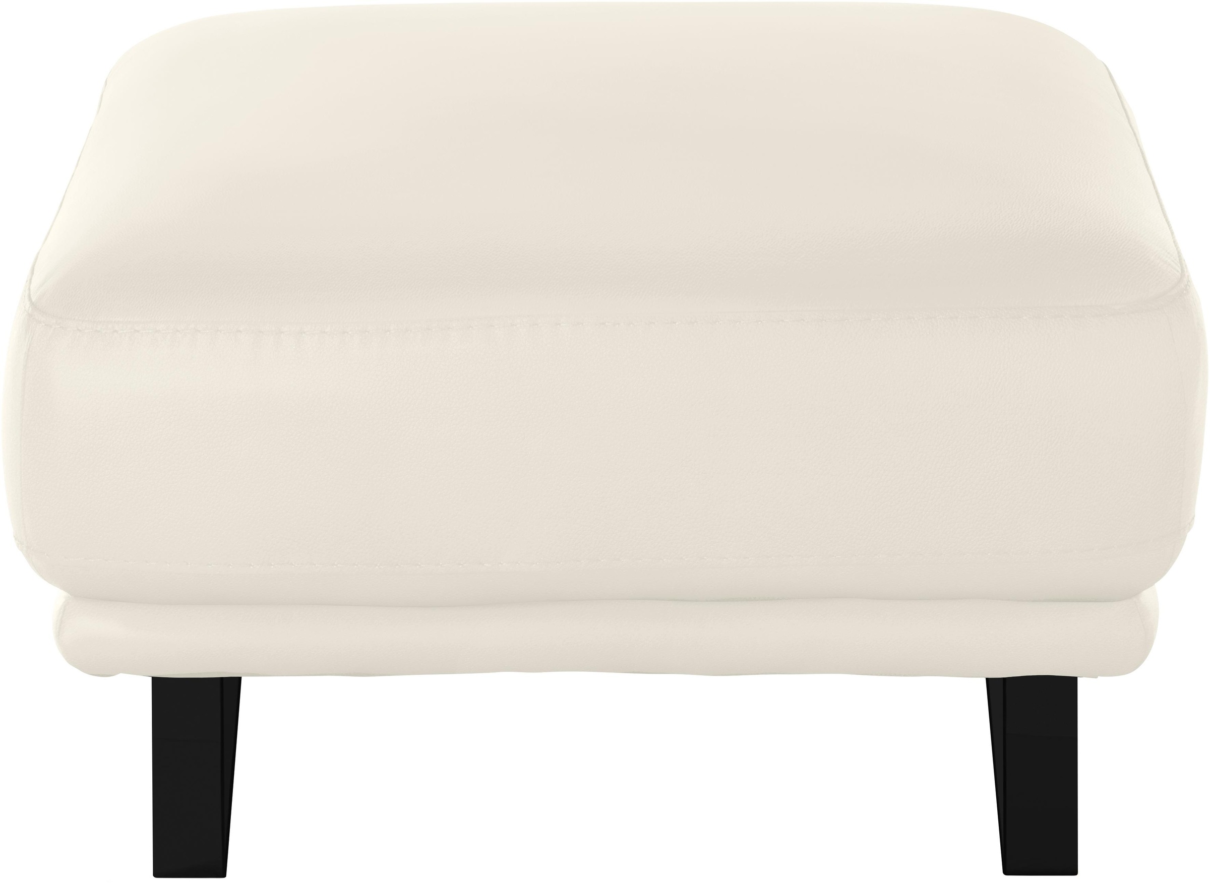 W.SCHILLIG Hocker »montanaa«, mit Metallkufen in Schwarz pulverbeschichtet, Breite 71 cm